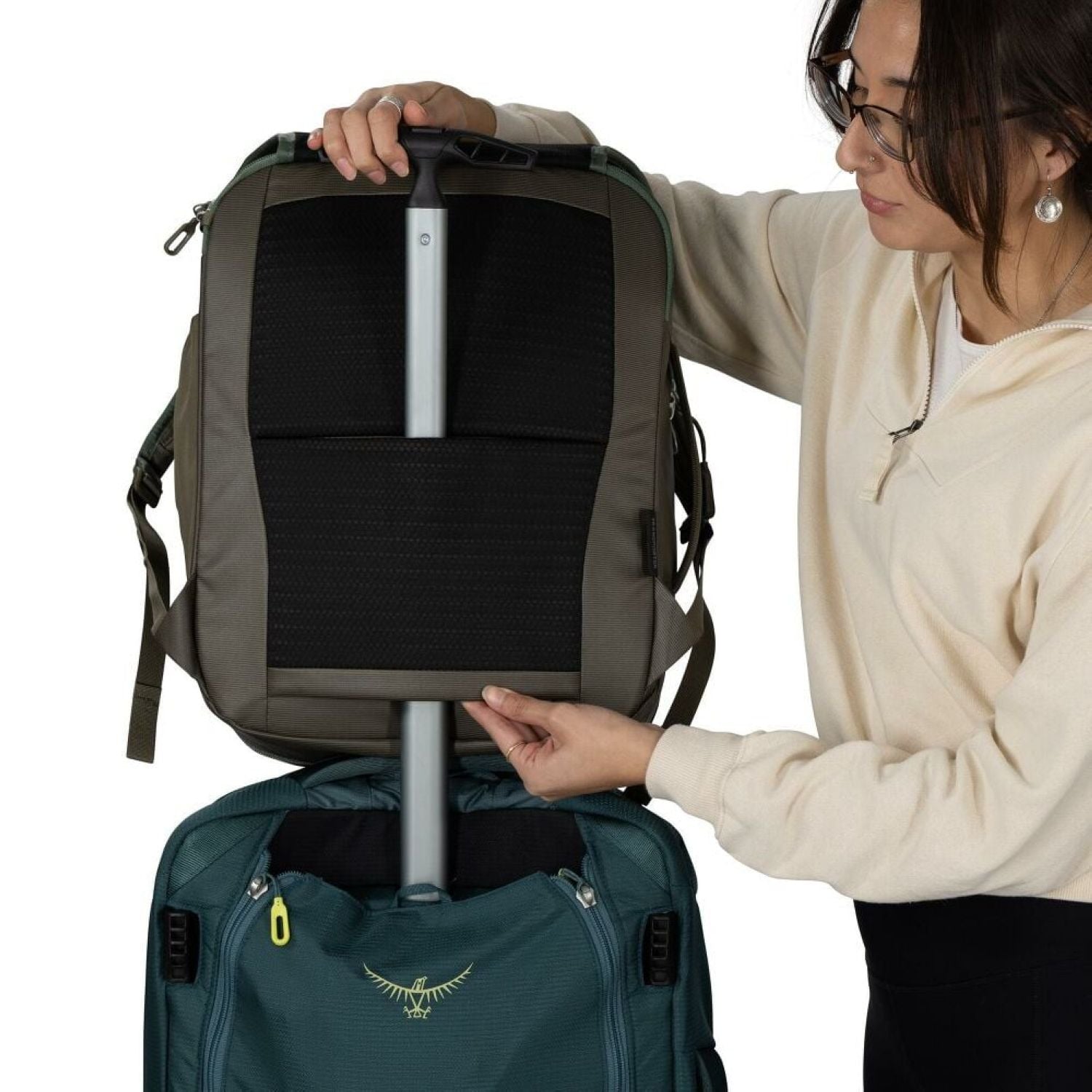 Osprey Transporter Travel Pack 26+6 O/S - Raven Black