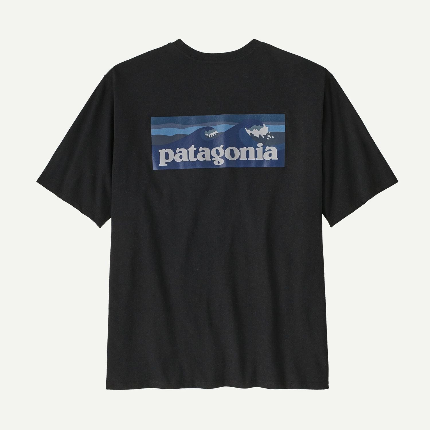 Patagonia Men's Boardshort Logo Pocket Responsibili-Tee® (Ink Black) - S
