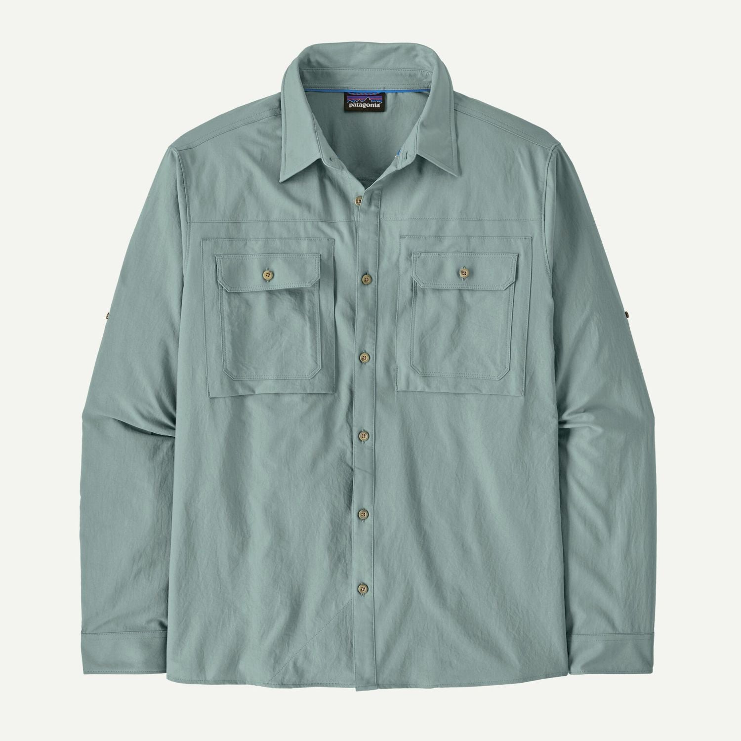 Patagonia Men's Long-Sleeved Self-Guided Sun Shirt (Blue Sage) - L