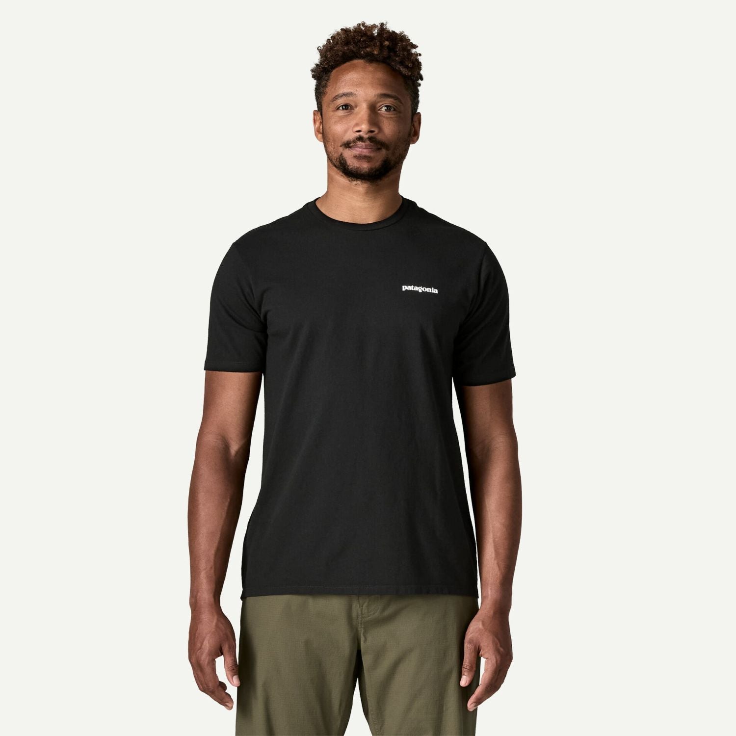 Patagonia Men's P-6 Logo Responsibili-Tee® (Black) - M