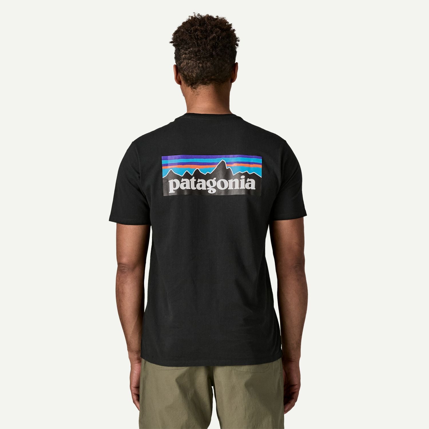 Patagonia Men's P-6 Logo Responsibili-Tee® (Black) - XL