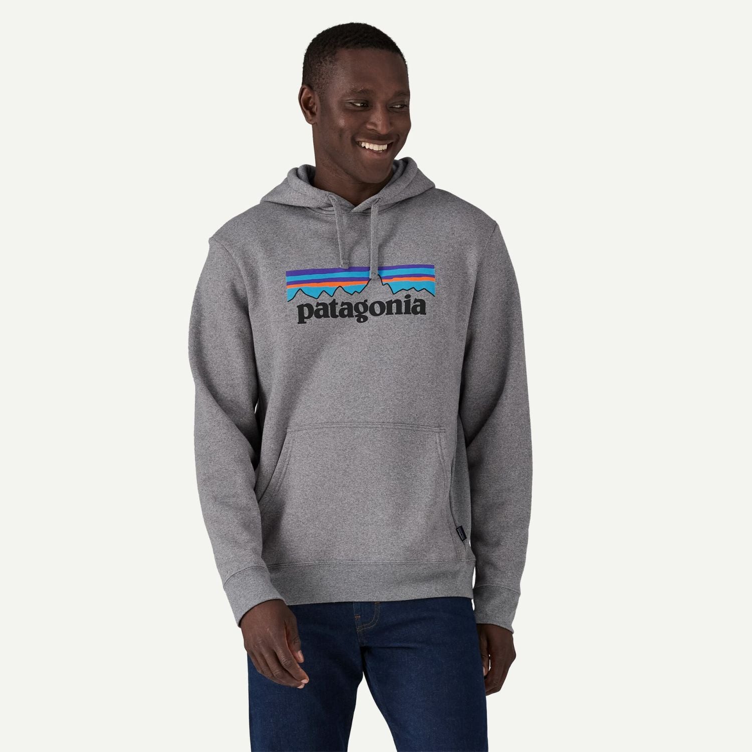 Patagonia Men's P-6 Logo Uprisal Hoody (Gravel Heather) - L