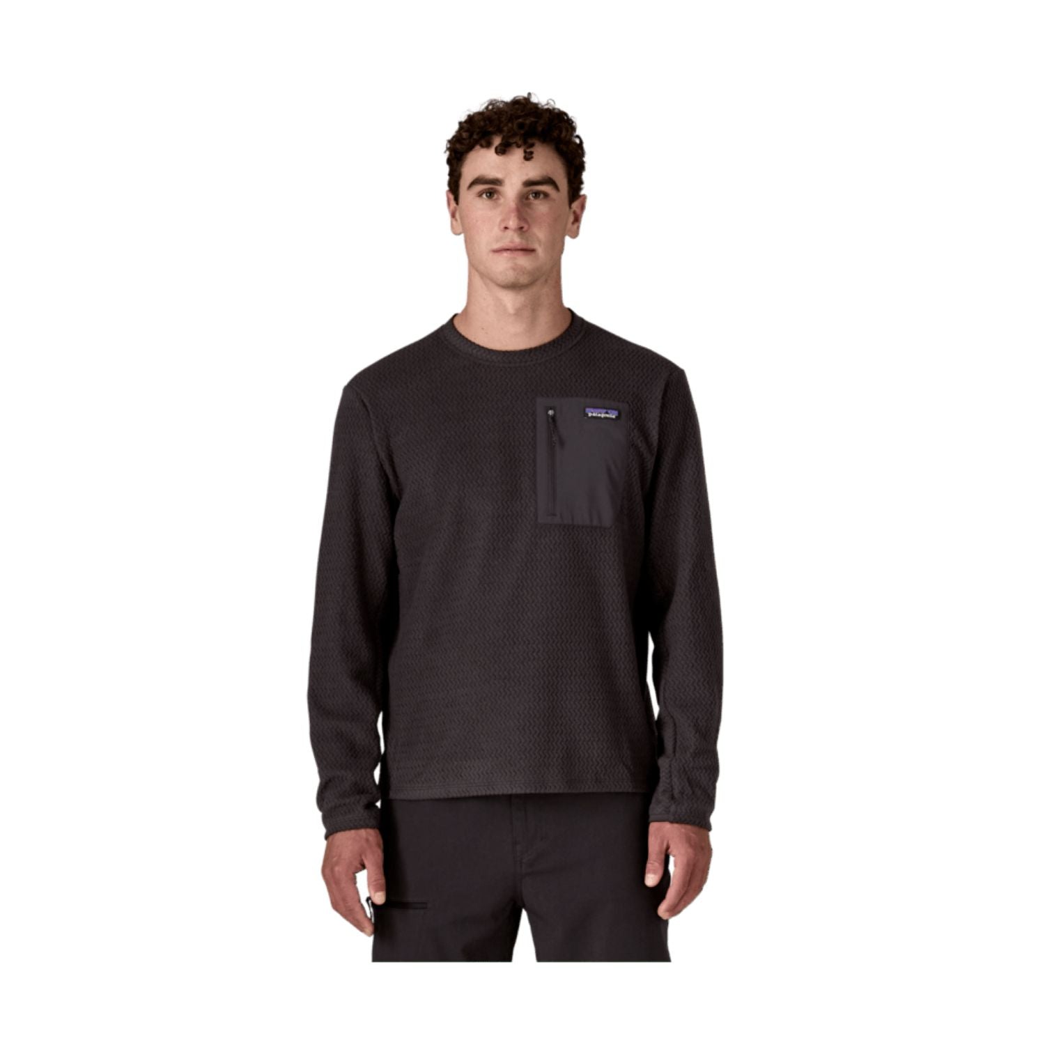 Patagonia Men's R1® Air Fleece Crewneck - XL (Black)