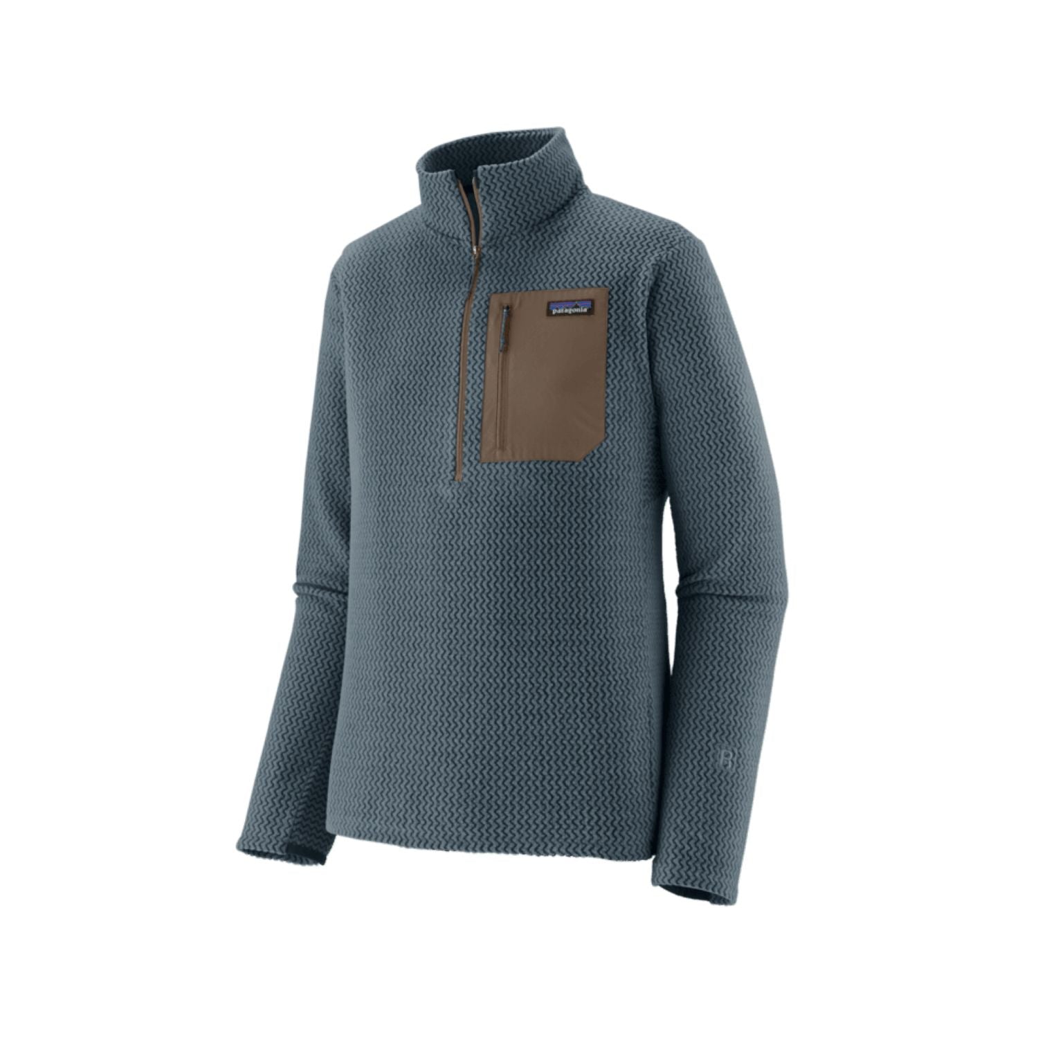 Patagonia Men's R1® Air Fleece Zip-Neck (Summit Blue) - XL