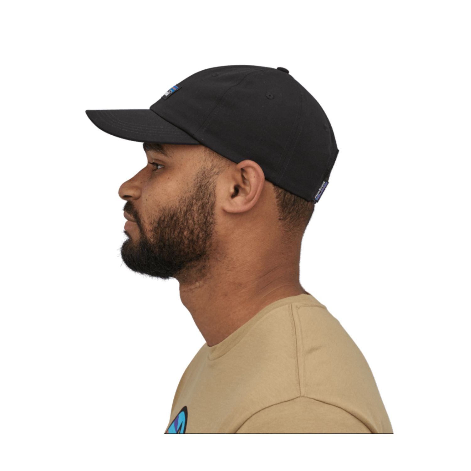 Patagonia P-6 Label Trad Cap (Black)