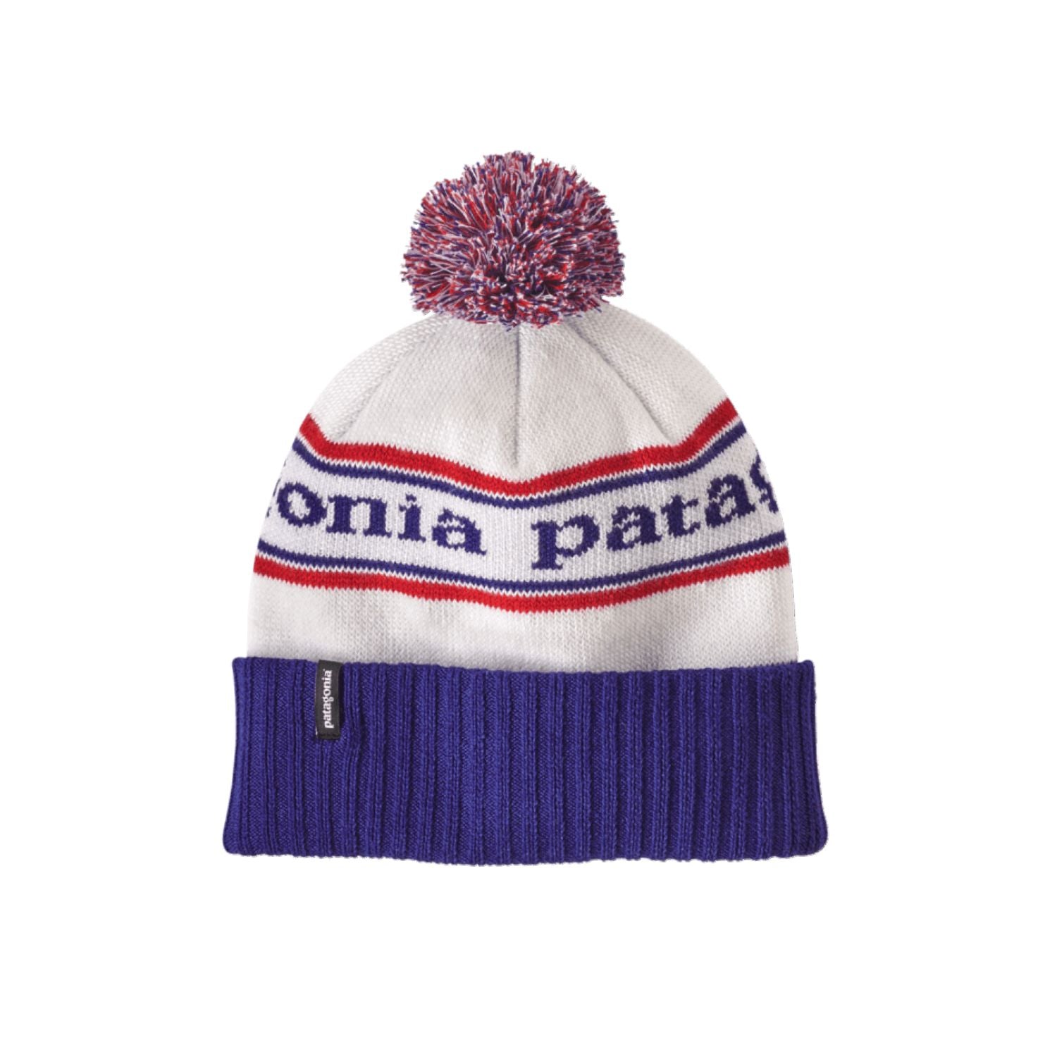 Patagonia Powder Town Beanie (Park Stripe: Viking Blue)