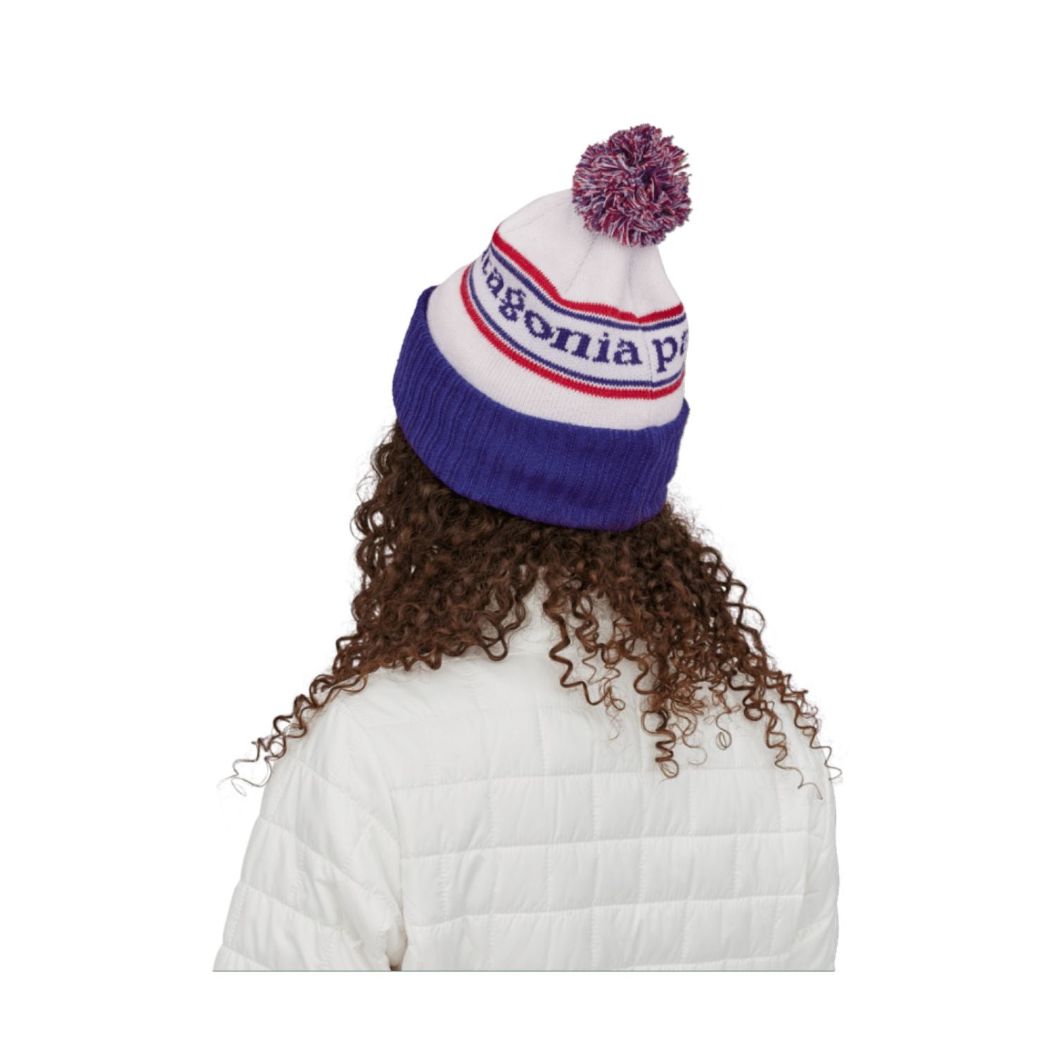 Patagonia Powder Town Beanie (Park Stripe: Viking Blue)