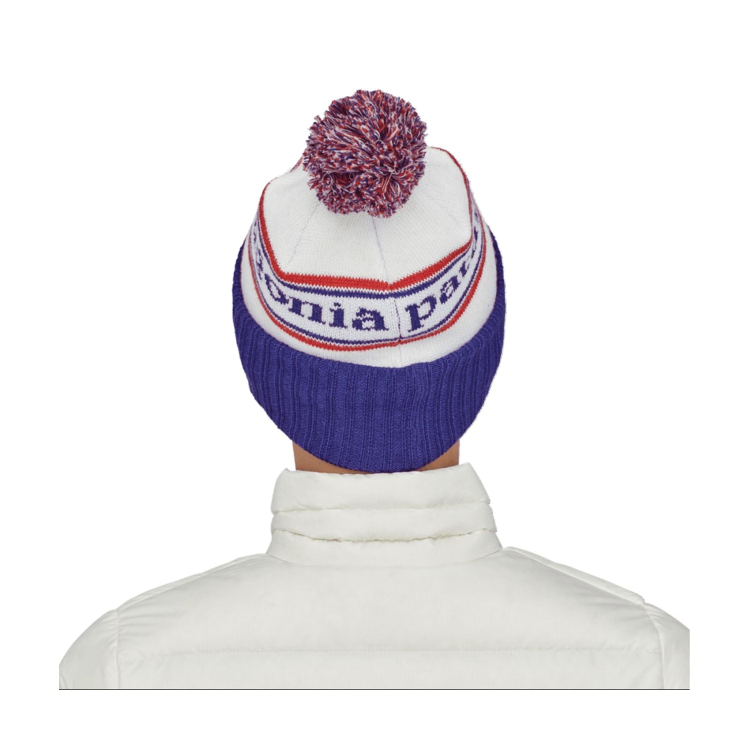 Patagonia Powder Town Beanie (Park Stripe: Viking Blue)