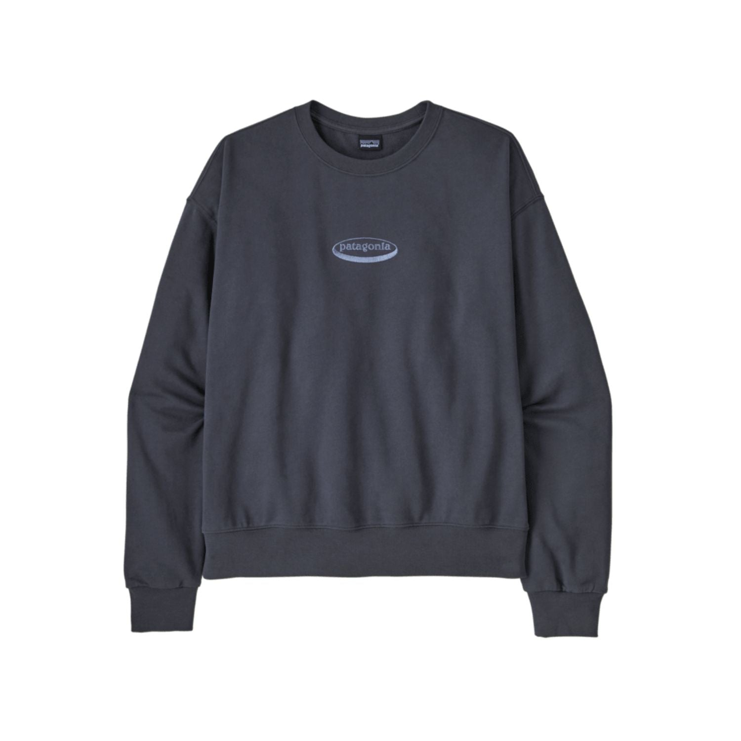 Patagonia Women's '95 Oval Logo Daily Crew (Smolder Blue) - S