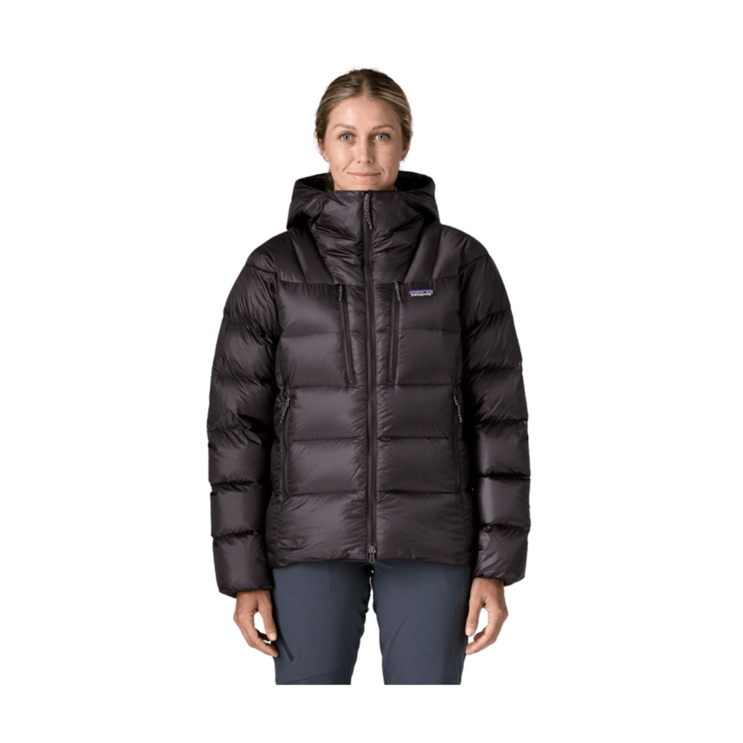 Patagonia Women's Fitz Roy Down Hoody (Black) - M