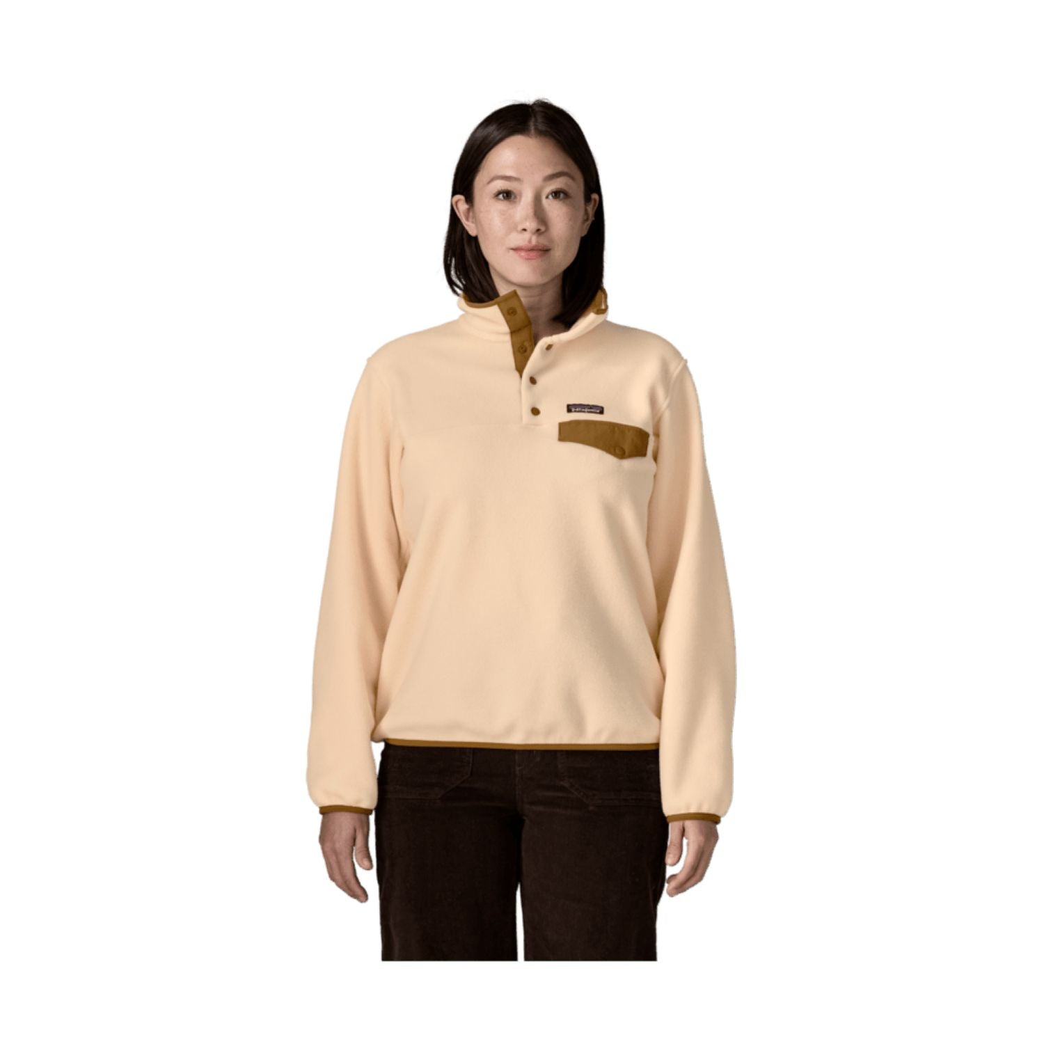 Patagonia Women's Lightweight Synchilla® Snap-T® Fleece Pullover (Natural) - S