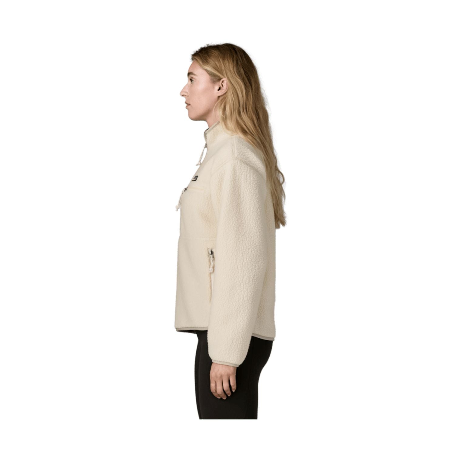 Patagonia Women's Retro Pile Marsupial Fleece Pullover - M (Natural)