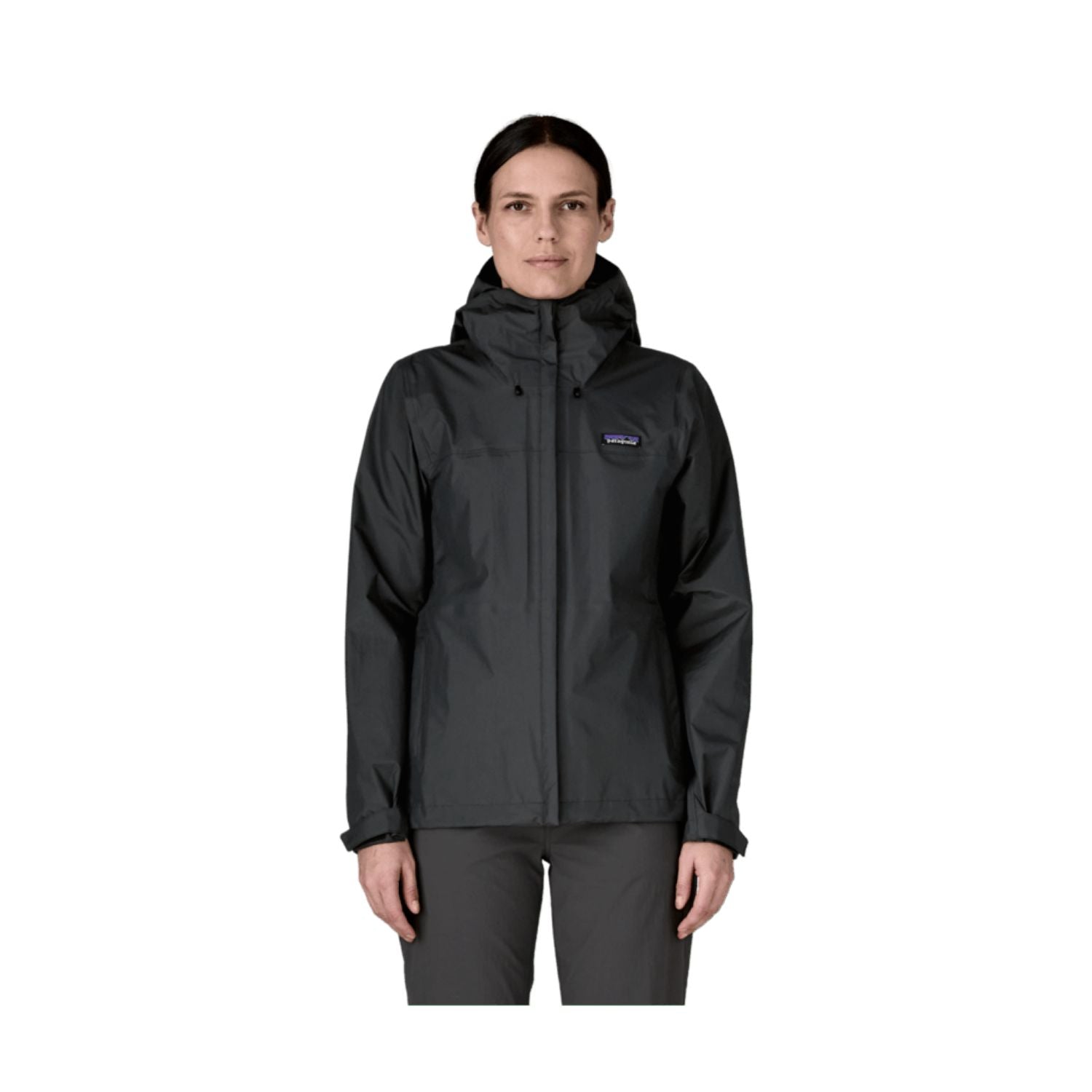 Patagonia Women's Torrentshell 3L Rain Jacket (Black) - M