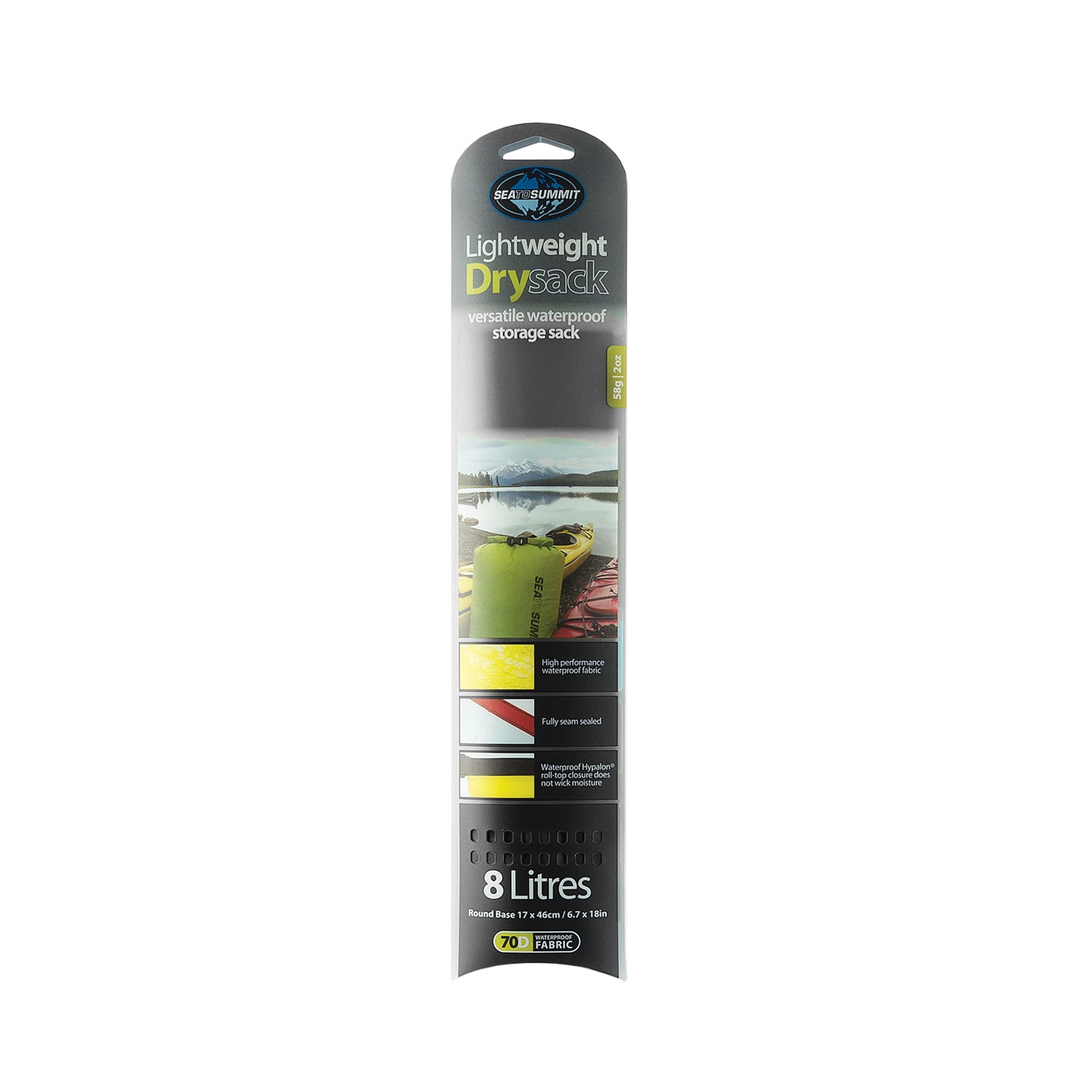 Sea To Summit Dry Sack 8 Litre-M (Black)
