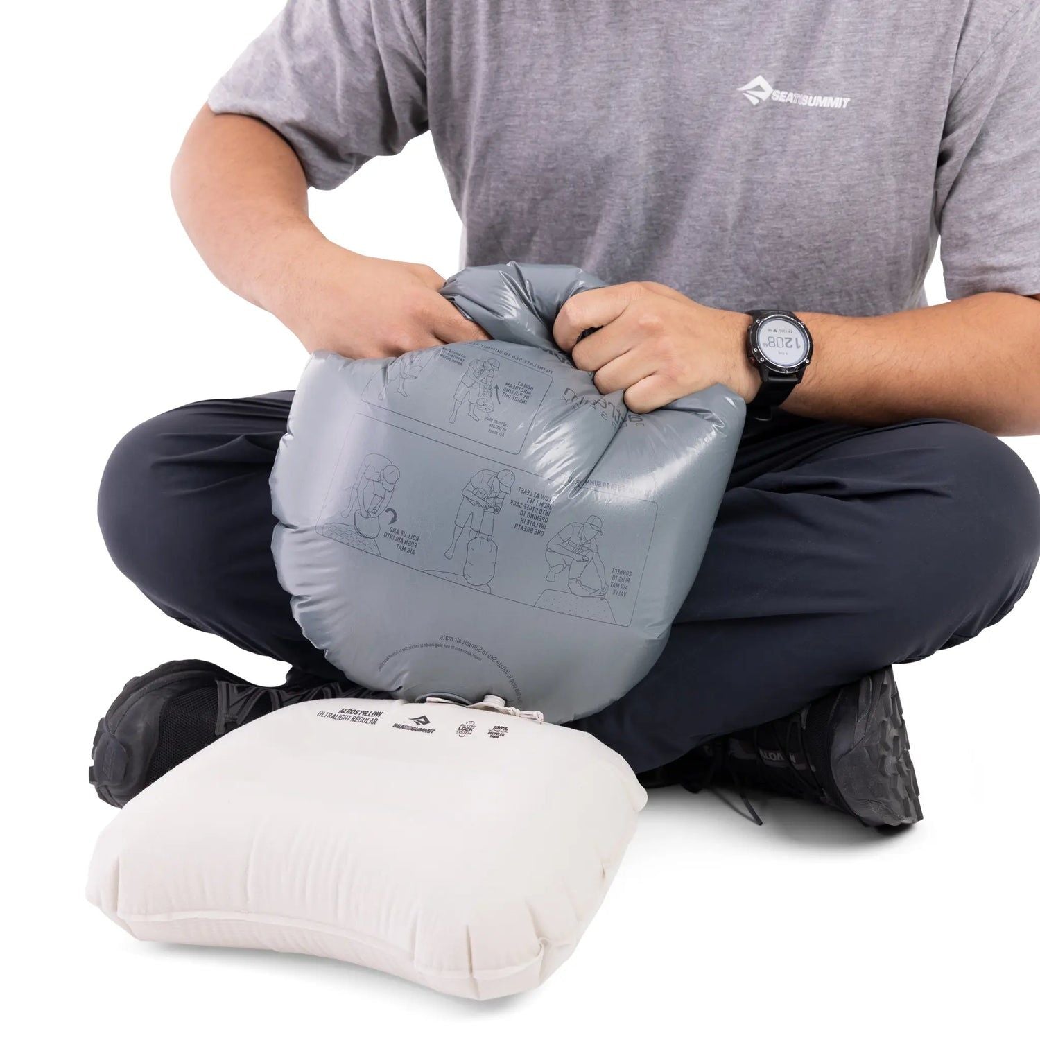 Sea To Summit Aeros Ultralight Pillow Regular (Turkish Tile Blue)