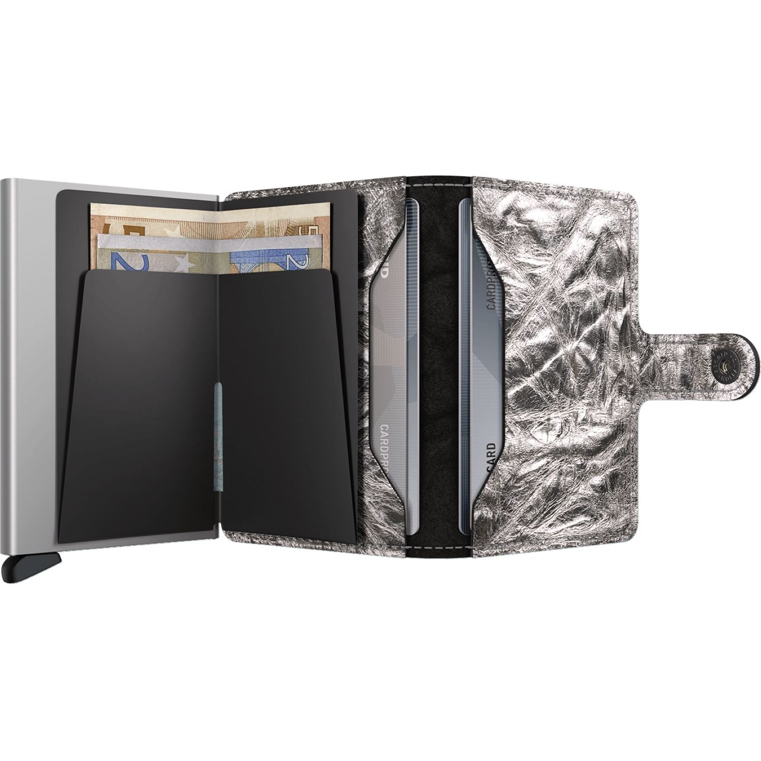 Secrid Miniwallet Crunch - Silver