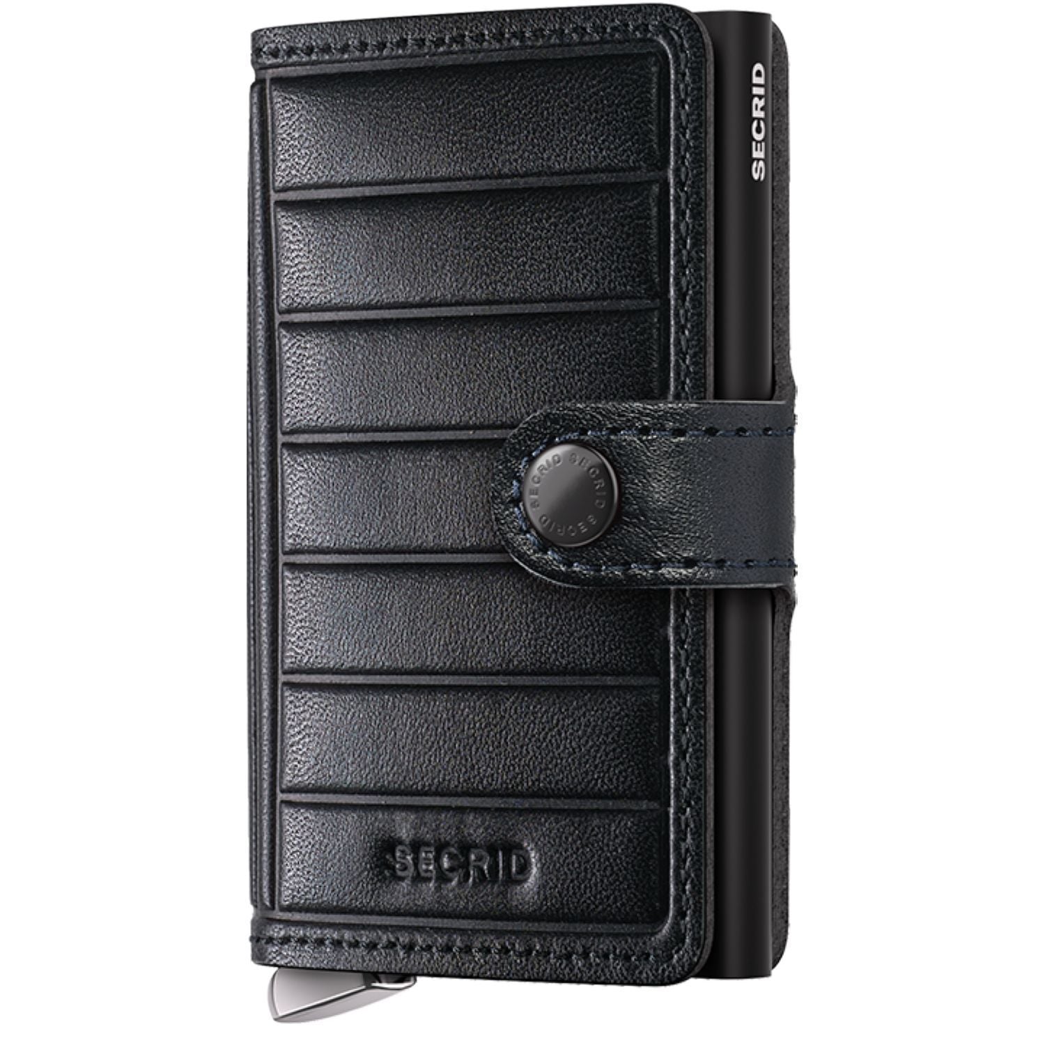 Secrid Miniwallet Emboss Line-Prenium Black
