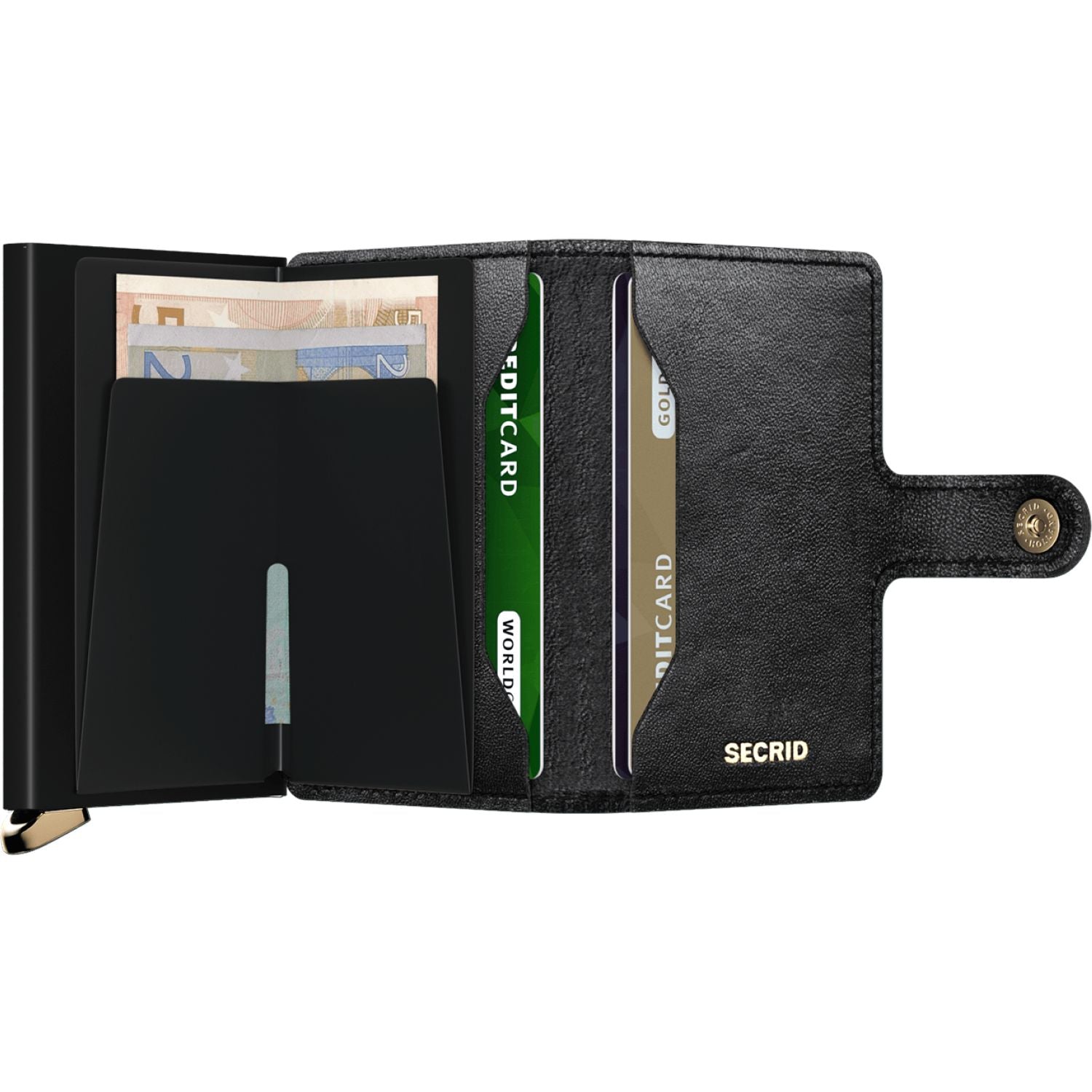 Secrid Miniwallet Premium Emboss - Diamond Black