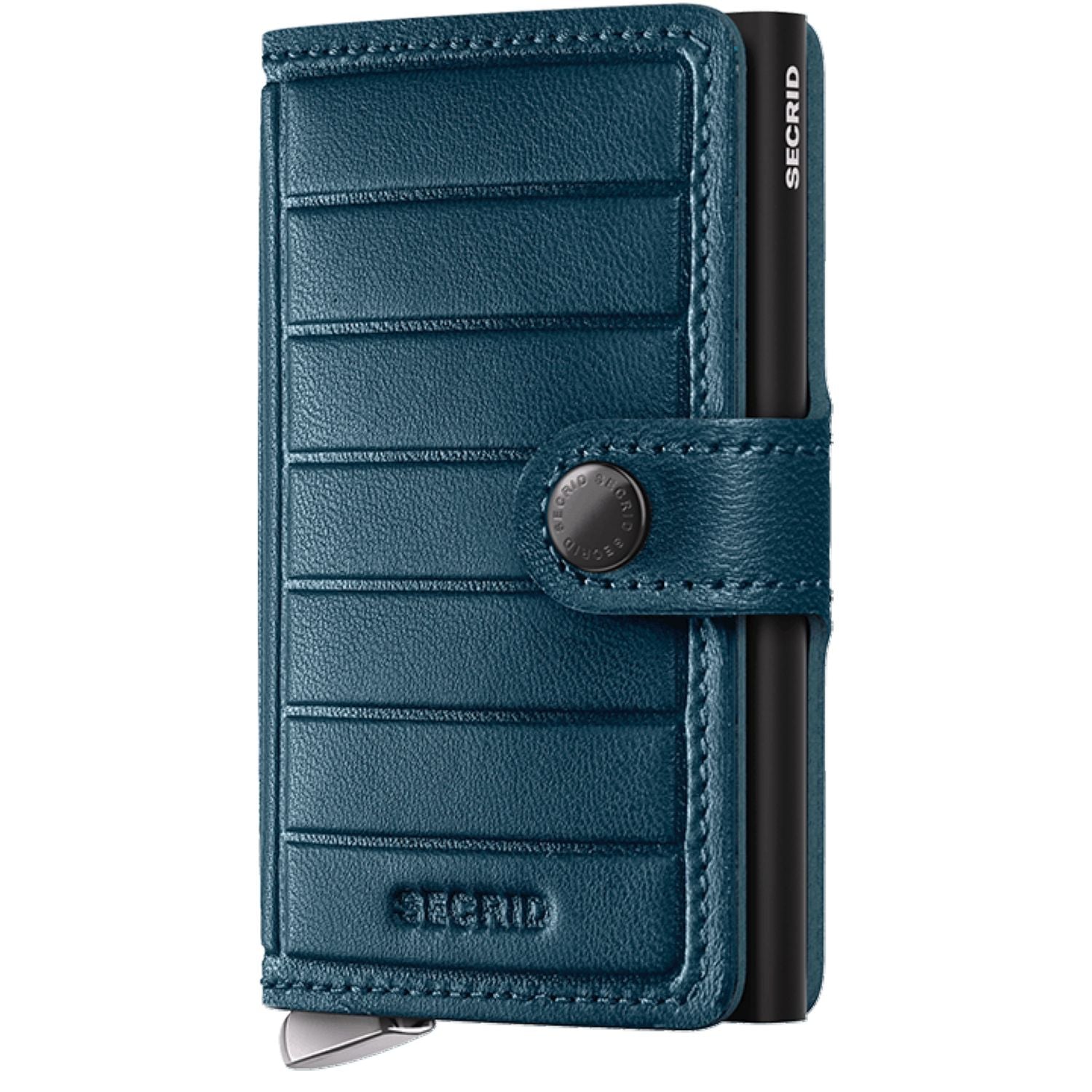 Secrid Miniwallet Premium Emboss - Line Teal