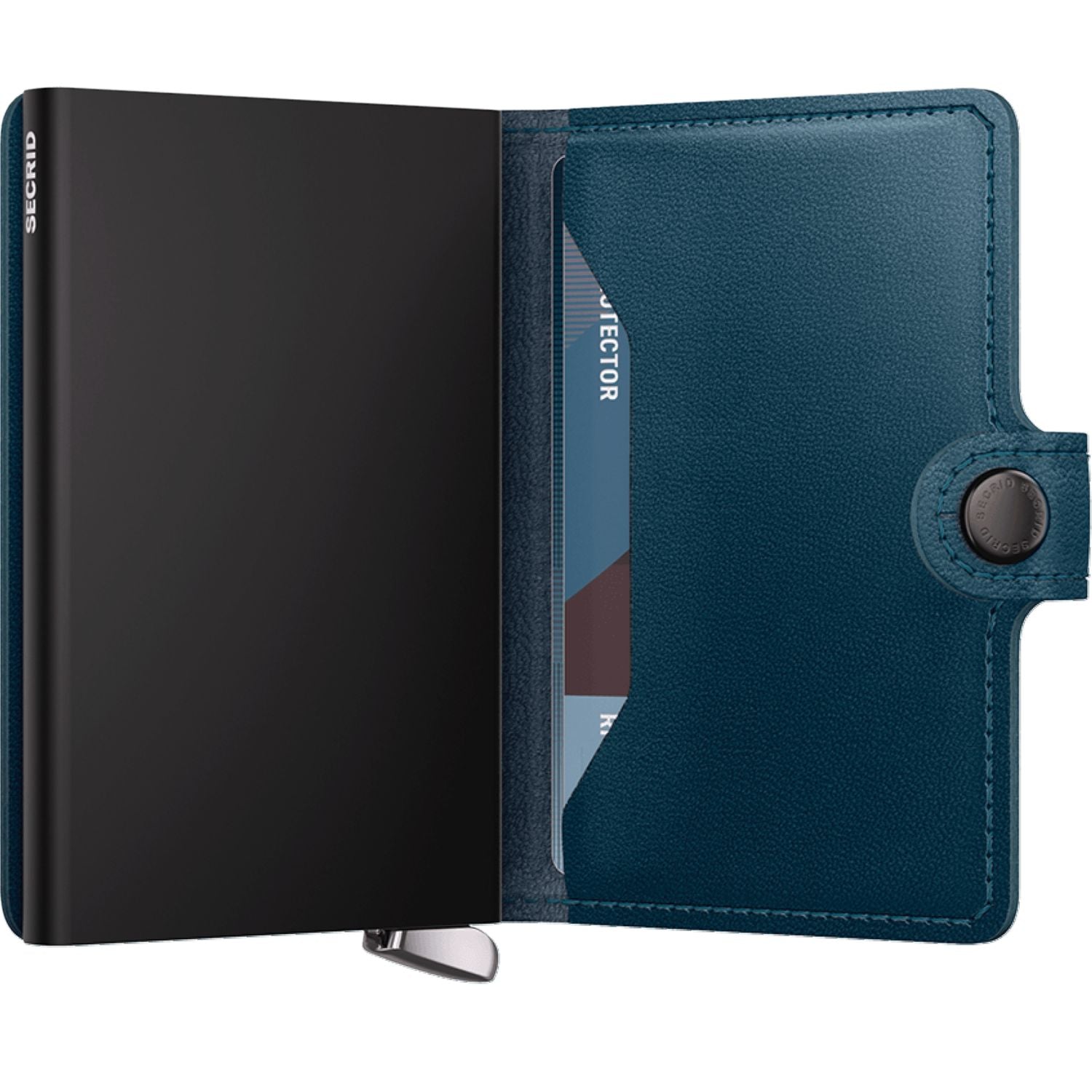Secrid Miniwallet Premium Emboss - Line Teal