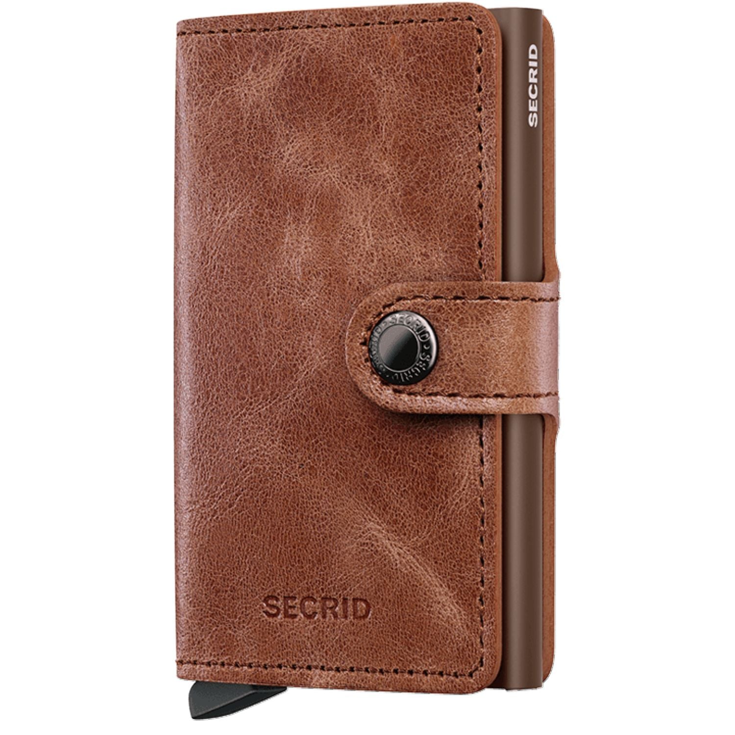 Secrid Miniwallet Vintage - Cognac Brown