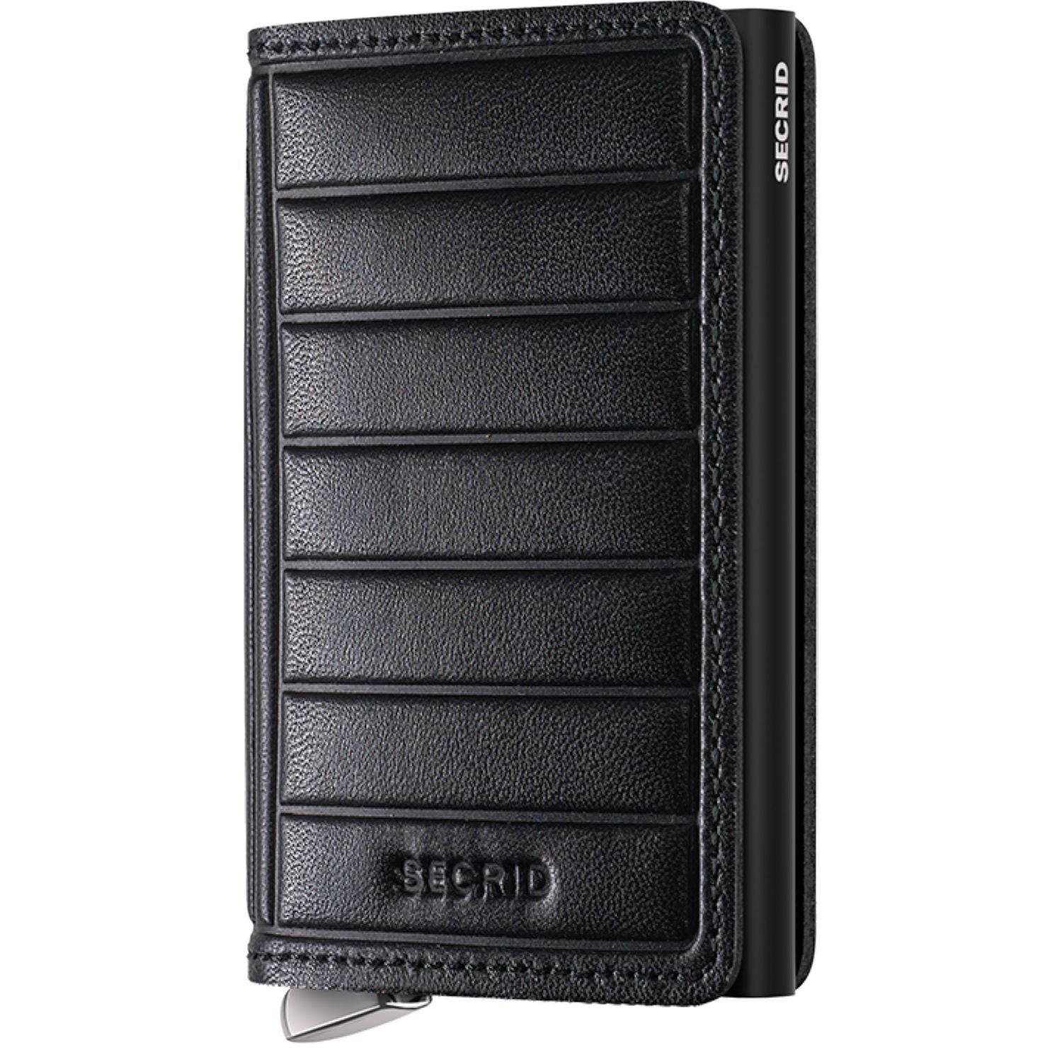 Secrid Slimwallet Emboss Lines-Prenium Black