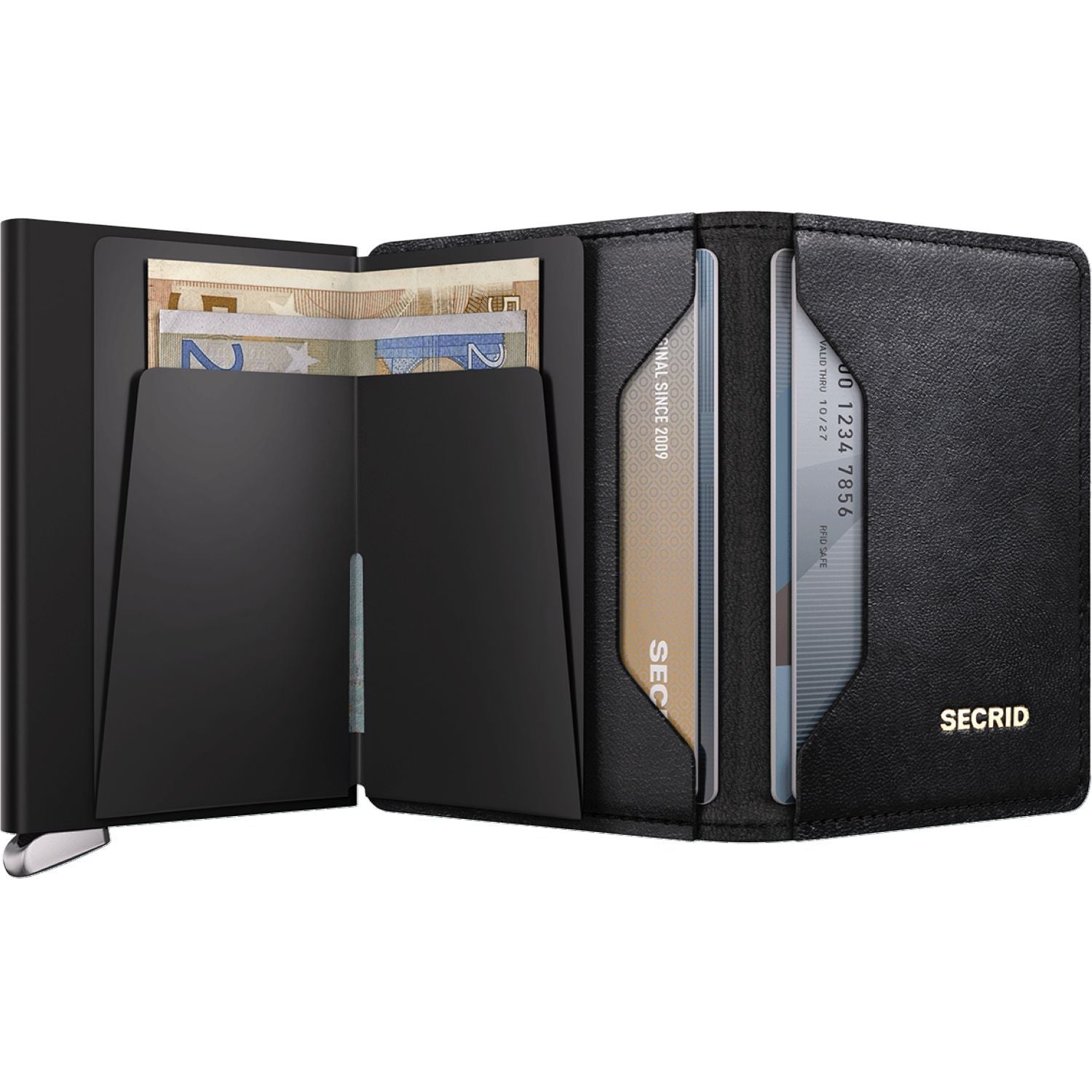 Secrid Slimwallet Emboss Lines-Prenium Black