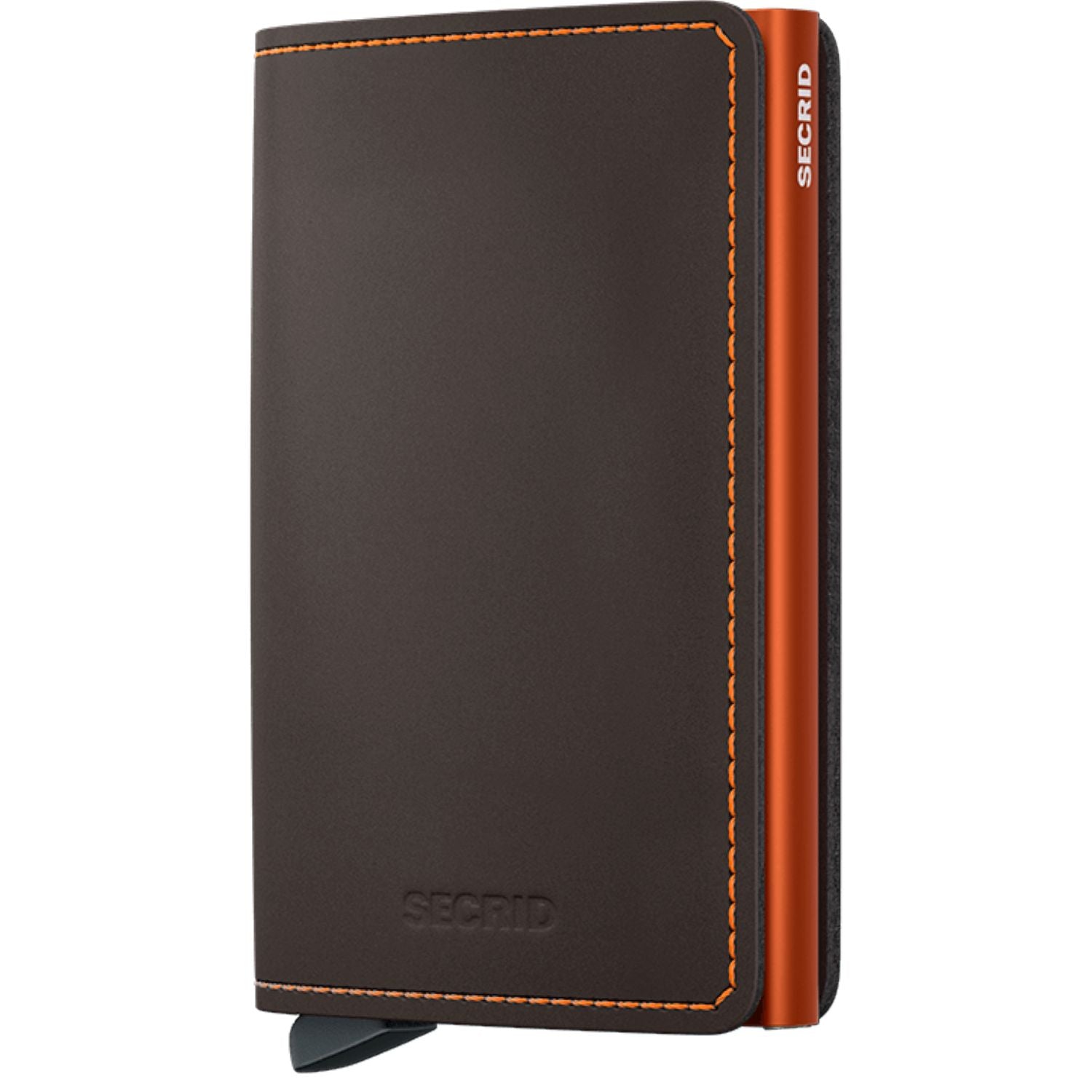 Secrid Slimwallet Matte - Truffle & Orange