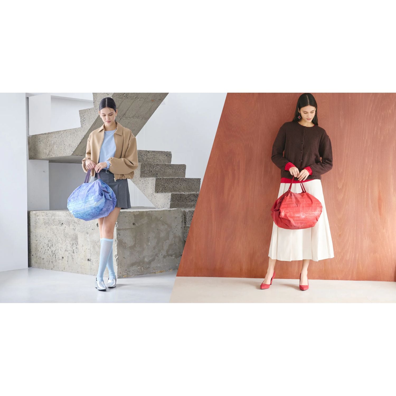 Shupatto Foldable Tote (M) - Blue Moon