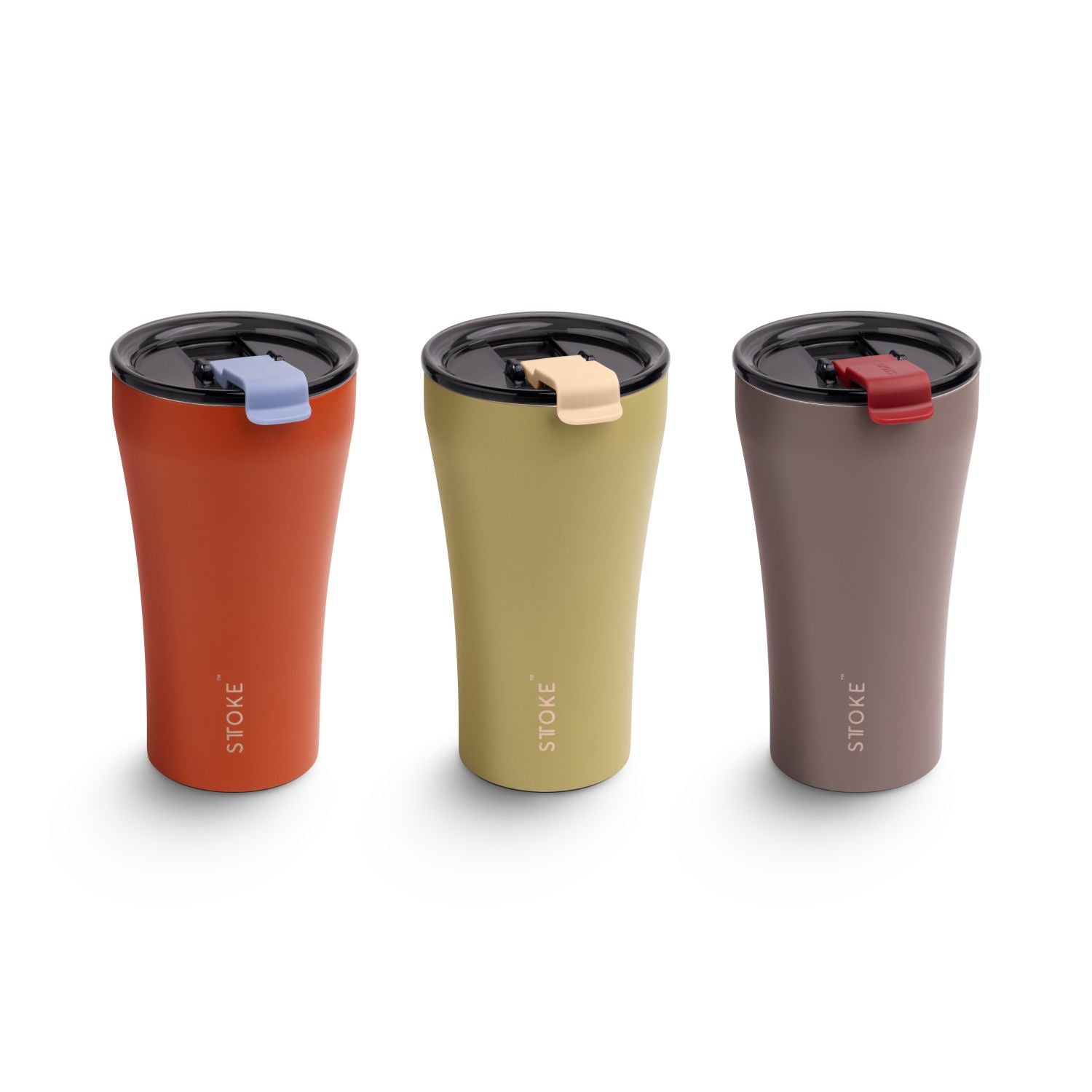 STTOKE Tritan Leakproof Lid V2 - Crystal Dusty Yellow