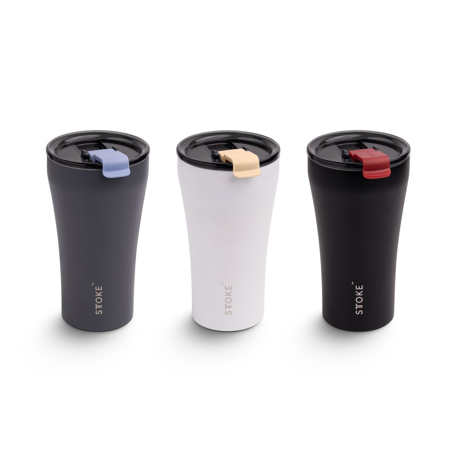 STTOKE Tritan Leakproof Lid V2 - Crystal Scarlet Red