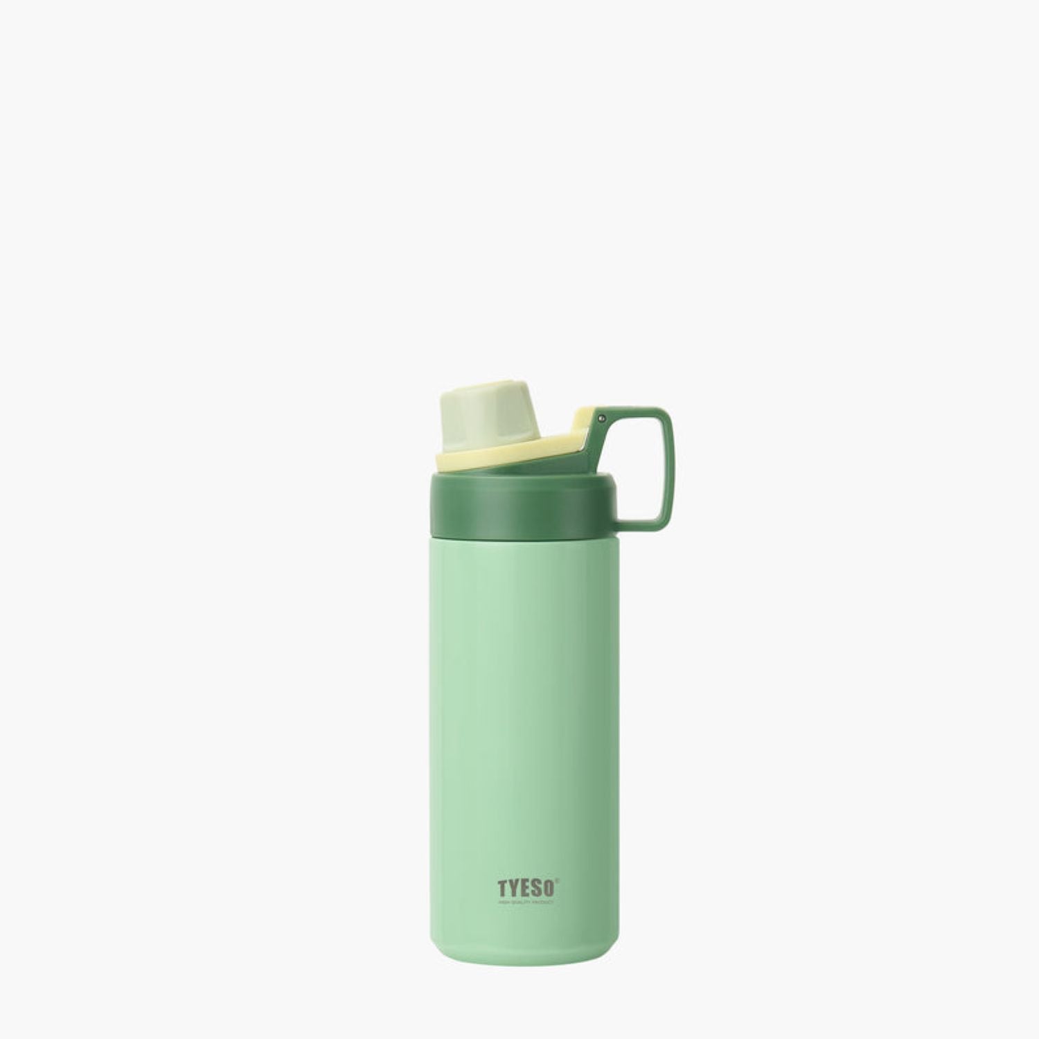 Tyeso Fizz S/S Vacuum Insulated Bottle With Handle 600ML - Green