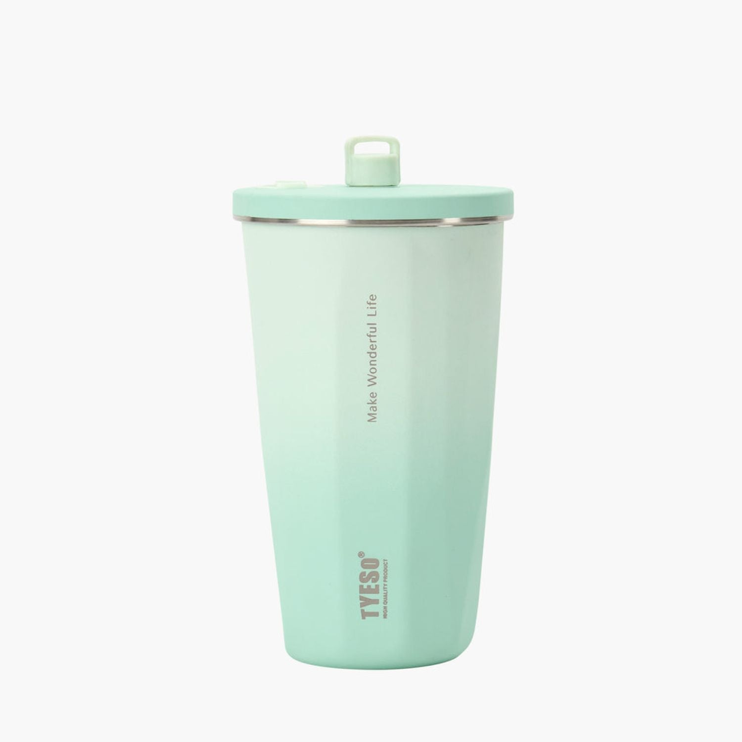 Tyeso Flaire 2.0 Retractable Straw S/S Vacuum Insulated Tumbler 600ML - Green