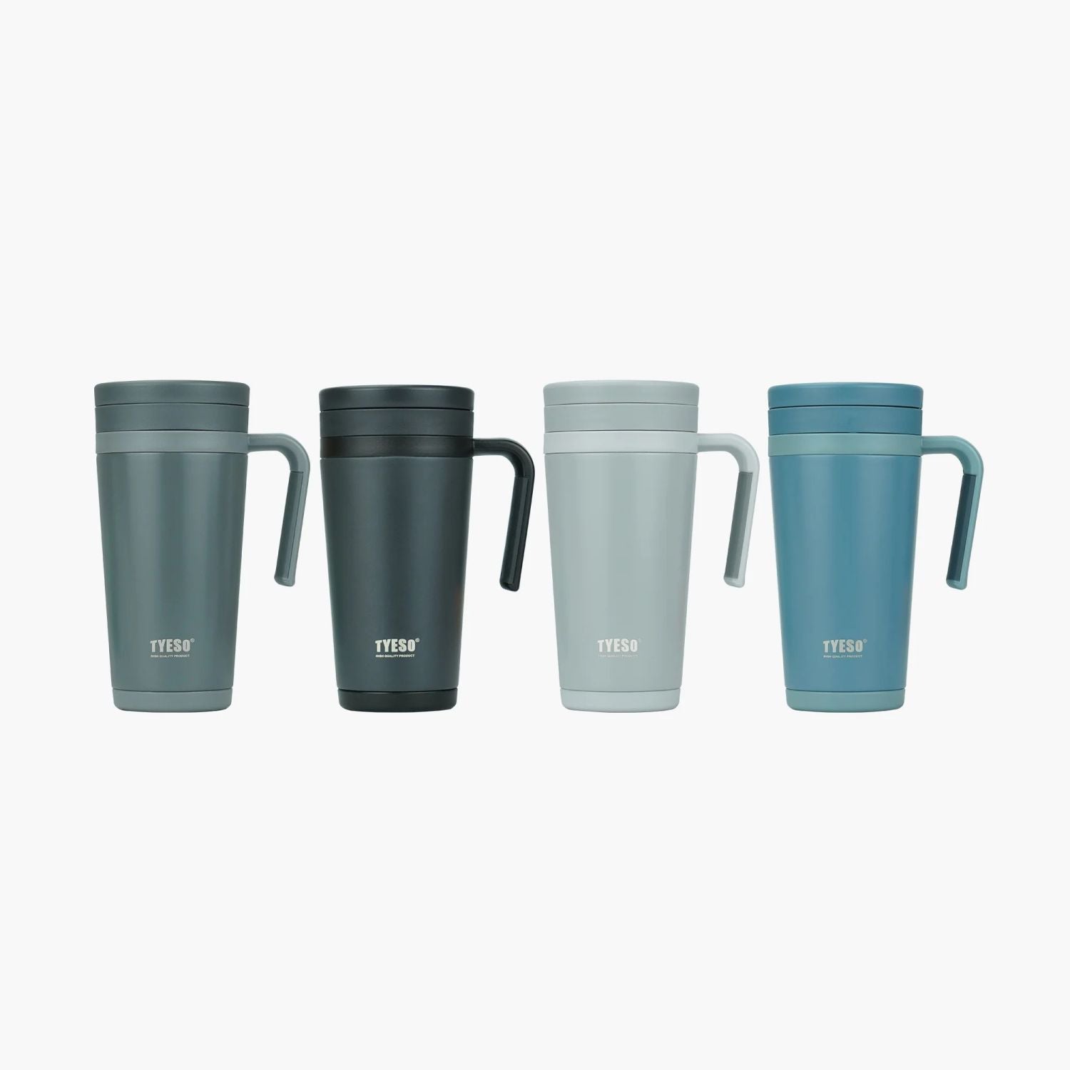 Tyeso Steep Built In Filter S/S Vacuum Insulated Coffee Cup 500ml - Dark Grey
