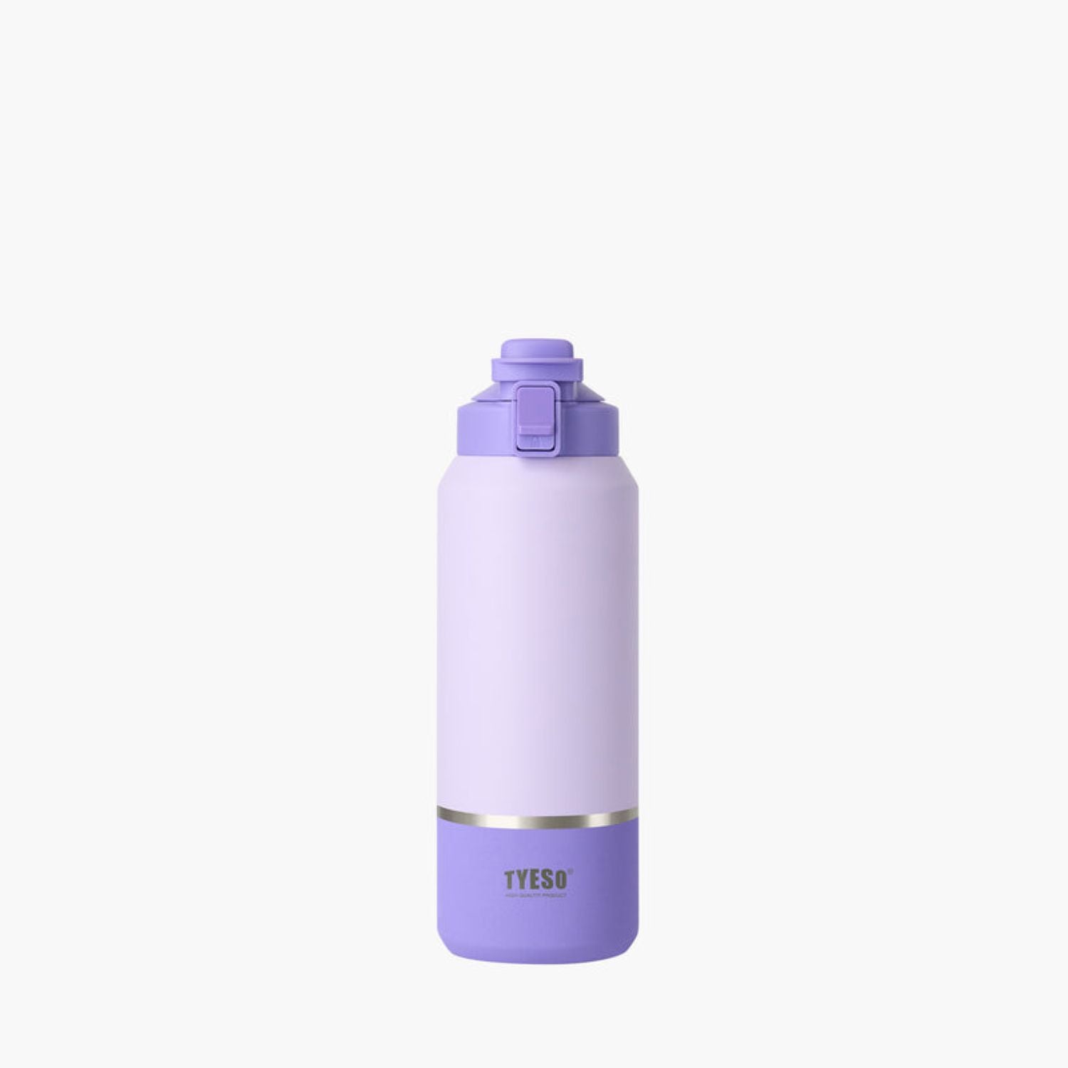 Tyeso Surge Lockable One Press Flip Lid S/S Vacuum Insulated Bottle With Handle 1200ML - Purple