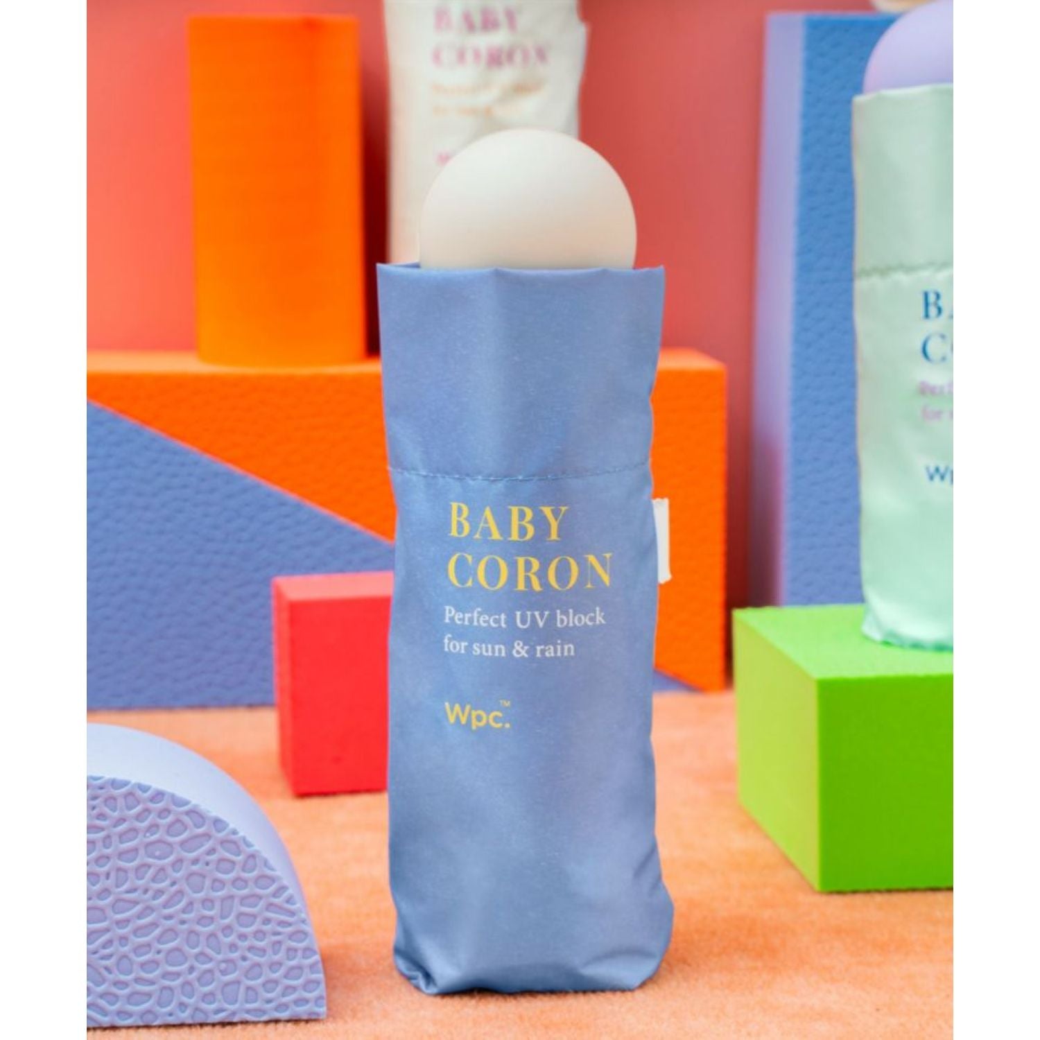 WPC Baby Coron UV Protection Umbrella 48cm (Blue)