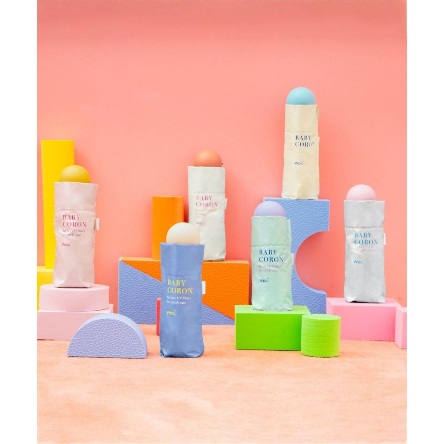 WPC Baby Coron UV Protection Umbrella 48cm (Blue)