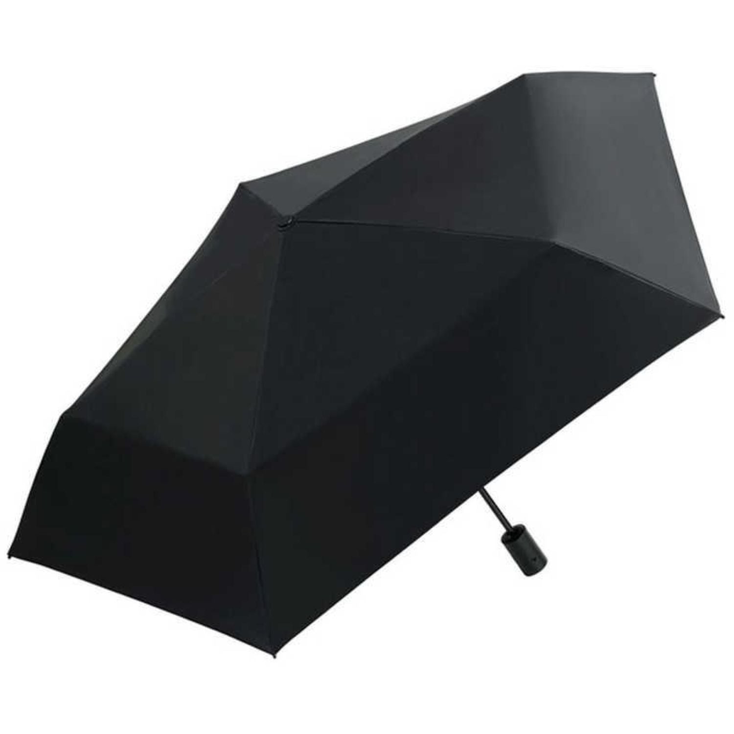 WPC Go-Koh Premium Automatic Compact UV Protection Upf50+ Umbrella 47cm (Black)