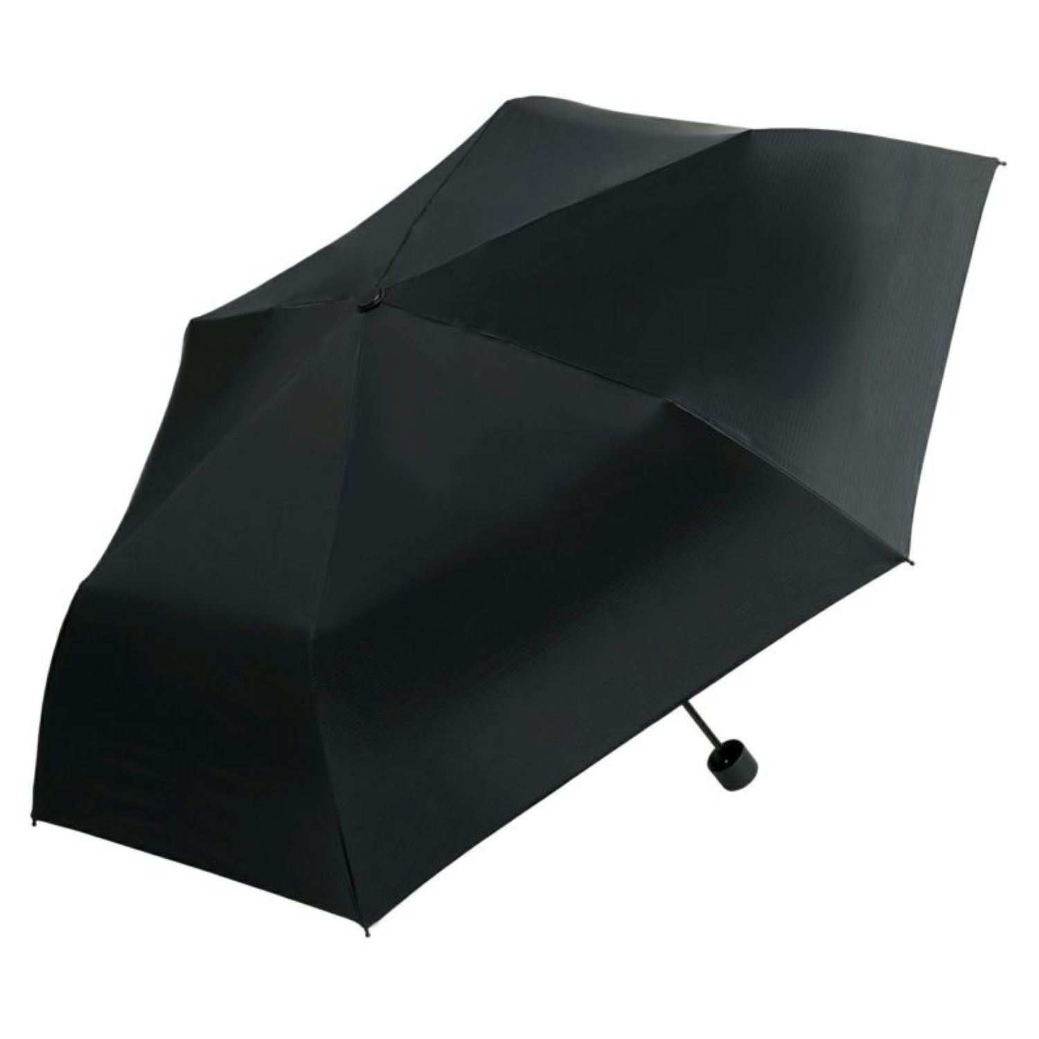 WPC Go-Koh Premium Black Wind Resistant UV Protection UPF 50+ Umbrella 55cm (Black)