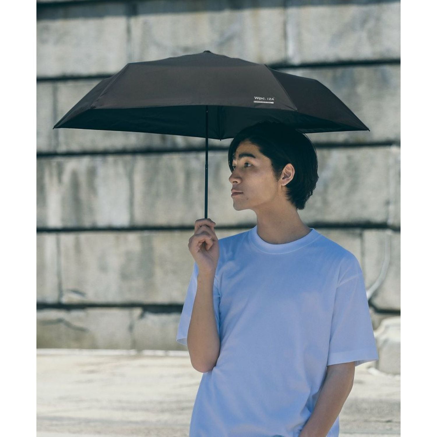 WPC IZA Ultra Light UV Protection UPF 50+ Umbrella 50cm (Black)