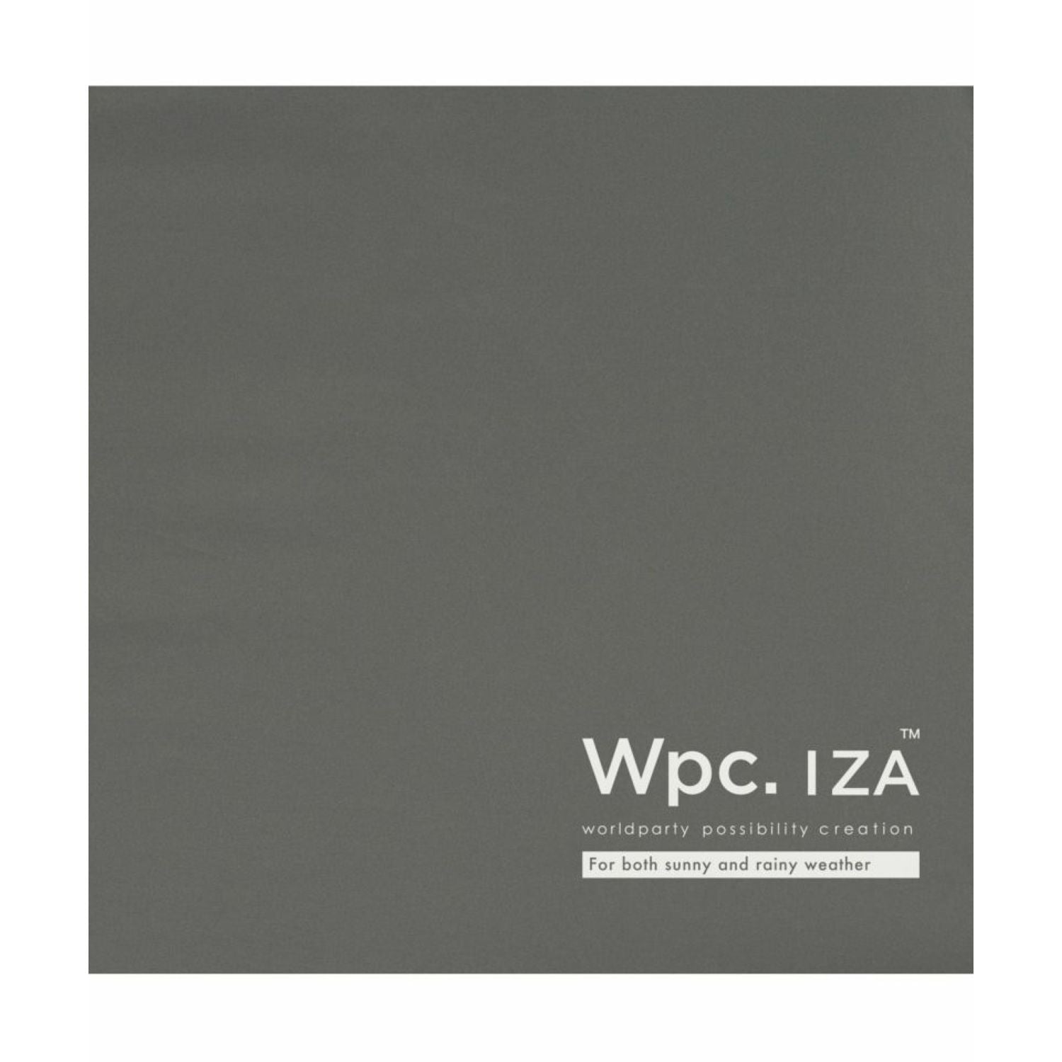 WPC IZA Ultra Light UV Protection UPF 50+ Umbrella 50cm (Grey)