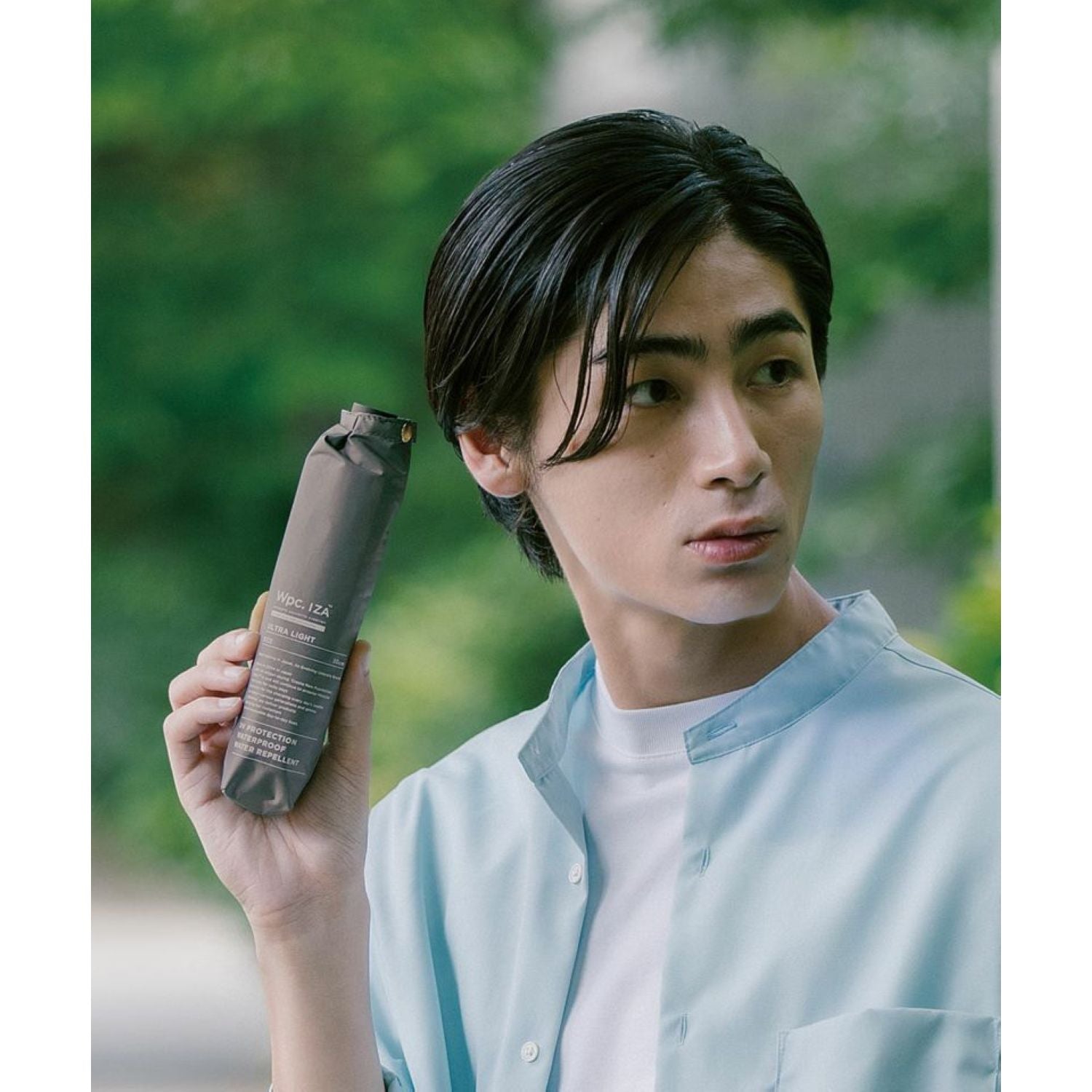 WPC IZA Ultra Light UV Protection UPF 50+ Umbrella 50cm (Grey)