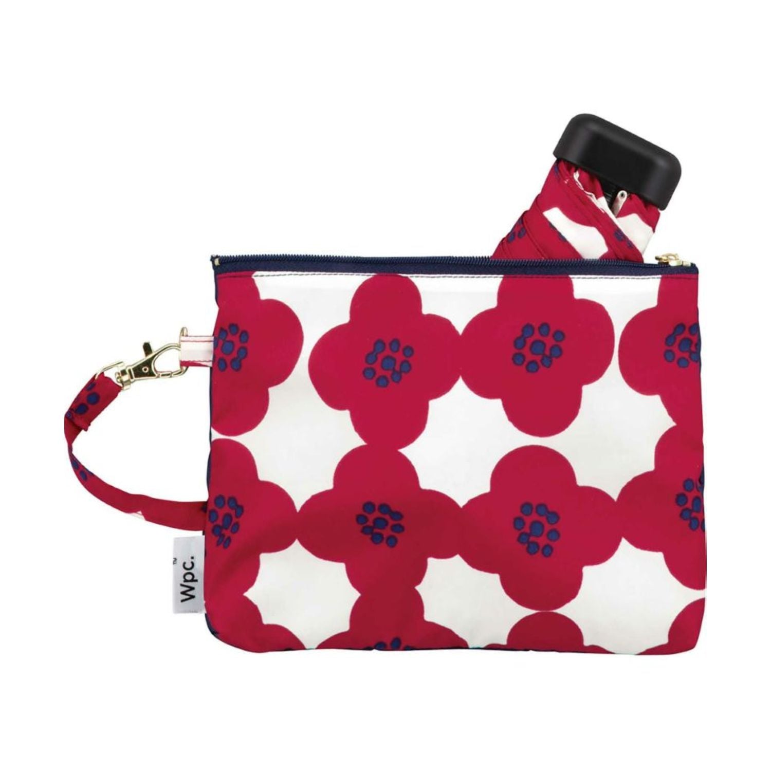 WPC Mini Camellia UV Protection Umbrella 50cm (Red)