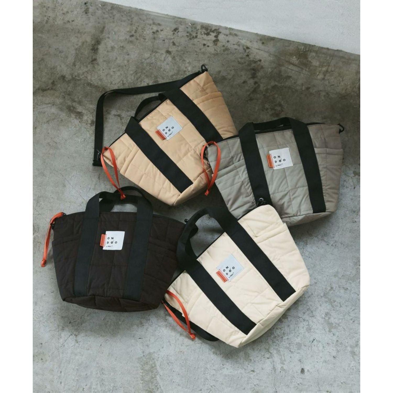 WPC Ondoo Quilted 2 Way Tote Bag (Off White)