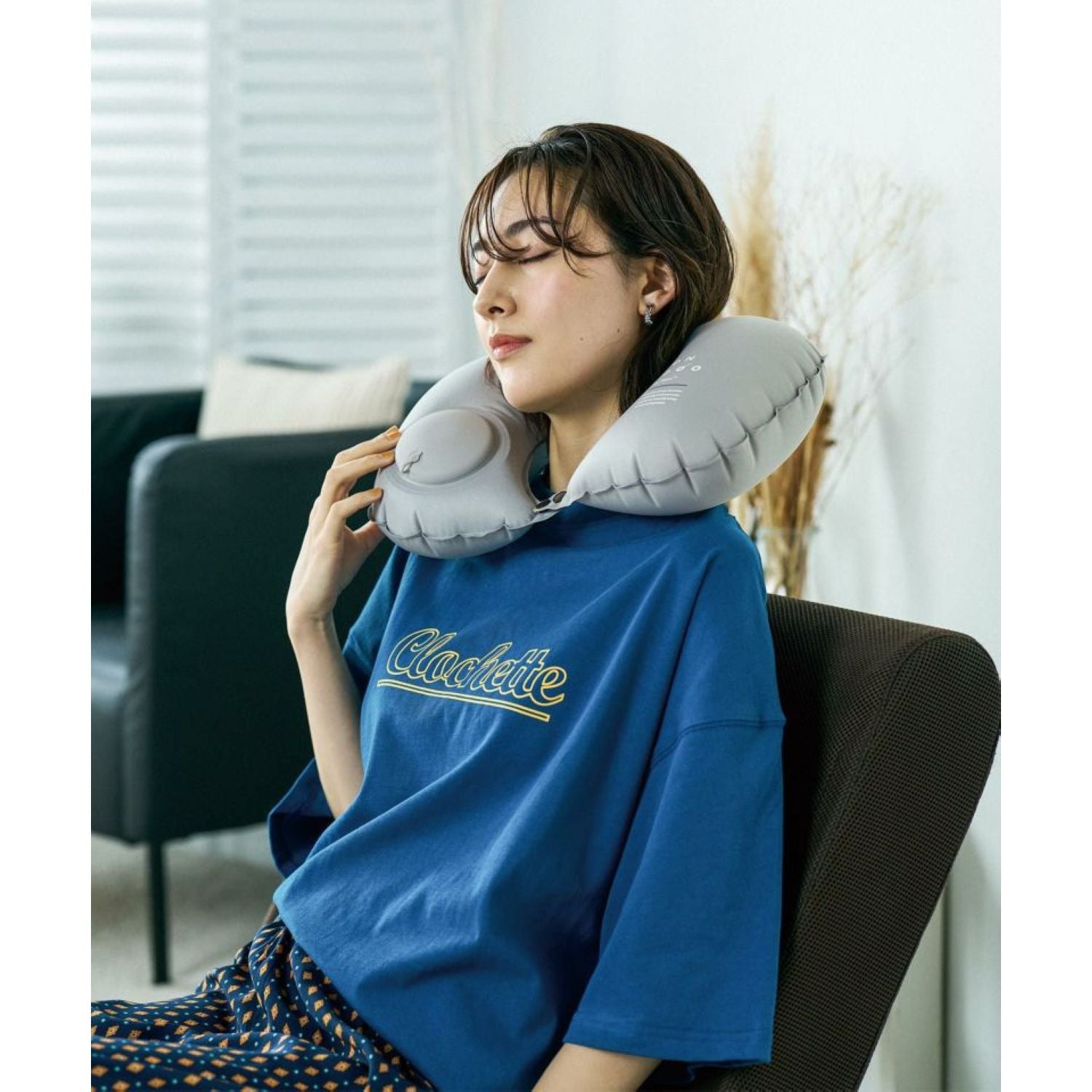 WPC Ondoo Travel Neck Pillow (Grey)