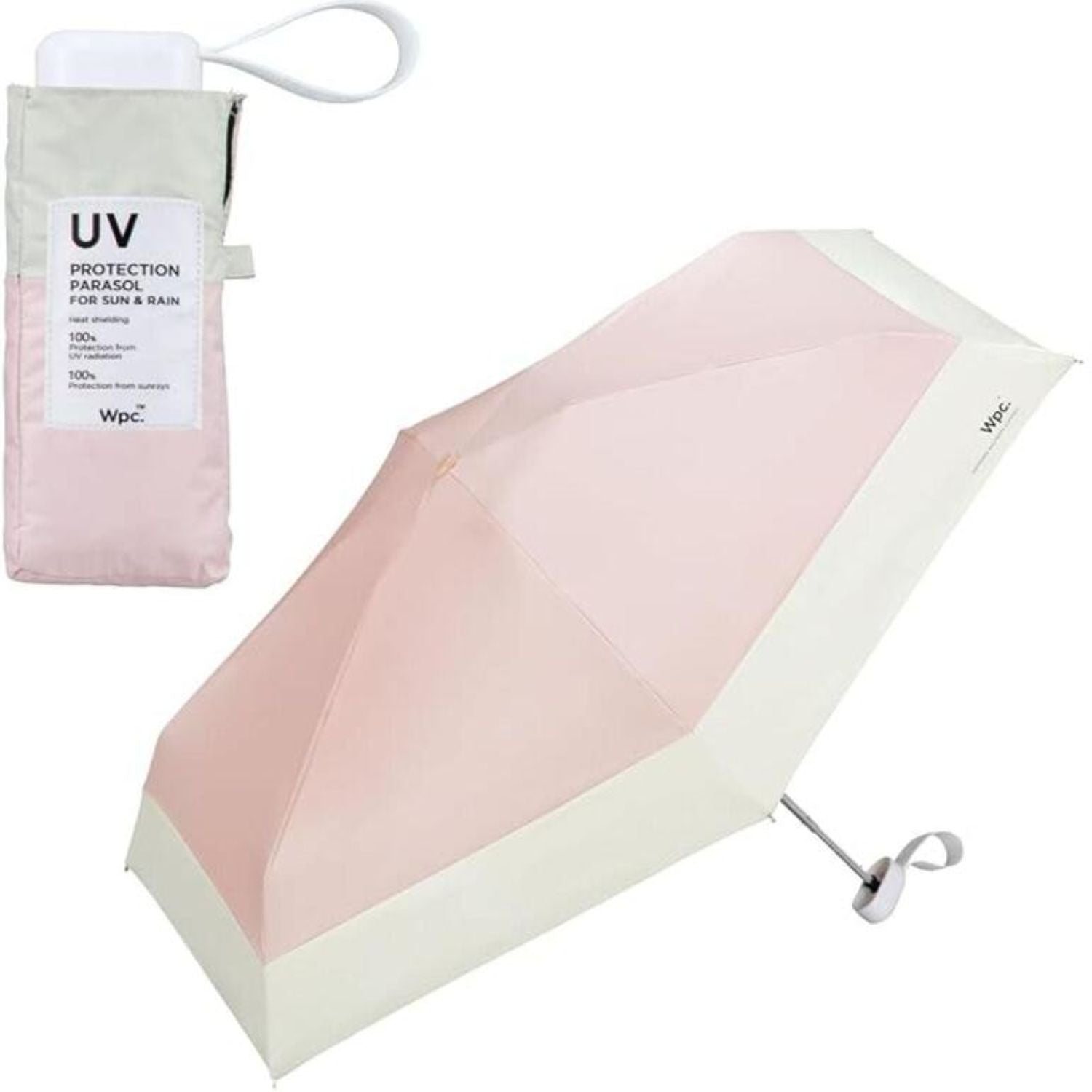 WPC Patchwork Tiny (2026) UV Protection UPF 50+ Umbrella 47cm - Pink