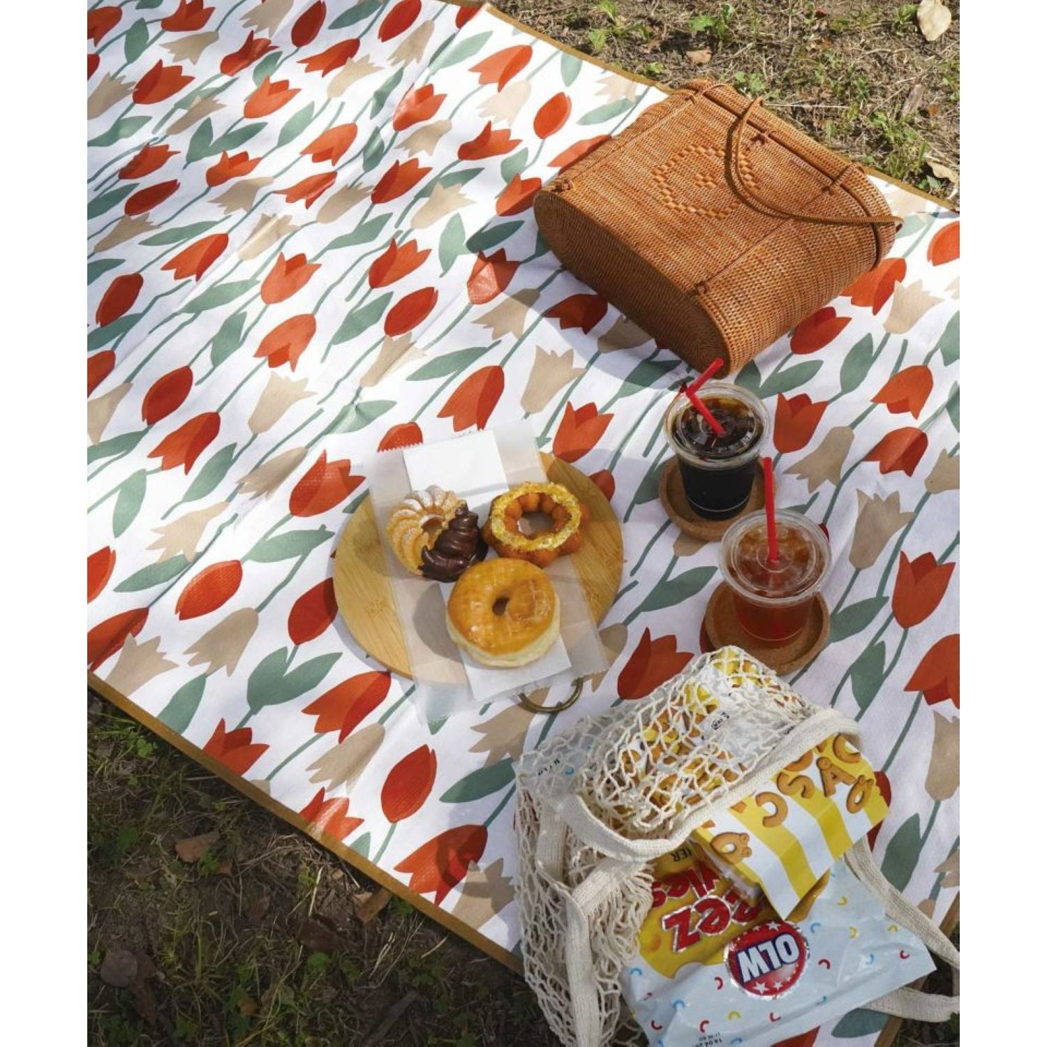 WPC Picnic Blanket 140cm X 90cm (Merry Flower Off)