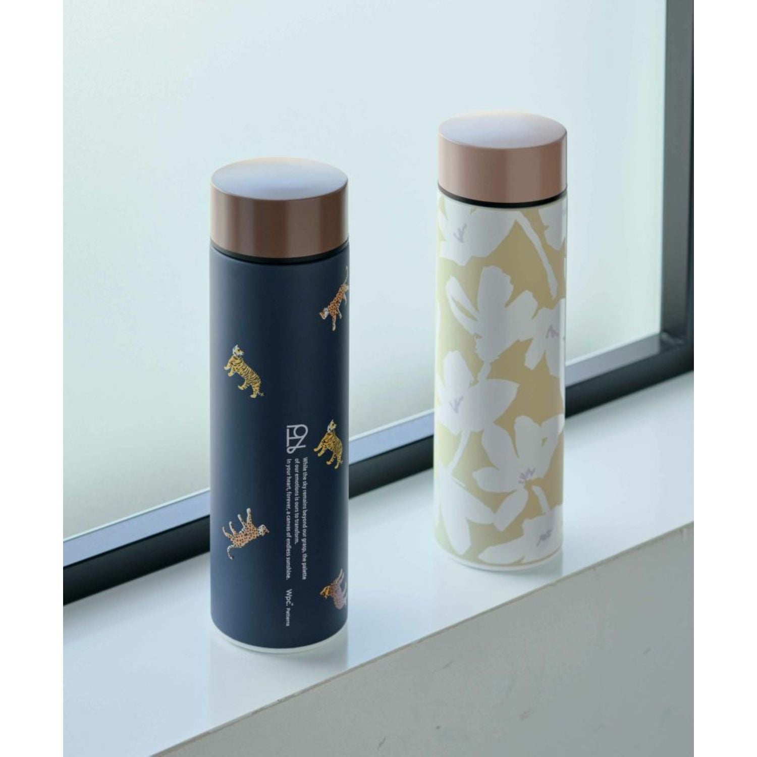 WPC Stainless Steel Bottle 450ml (Merry Flower Off)