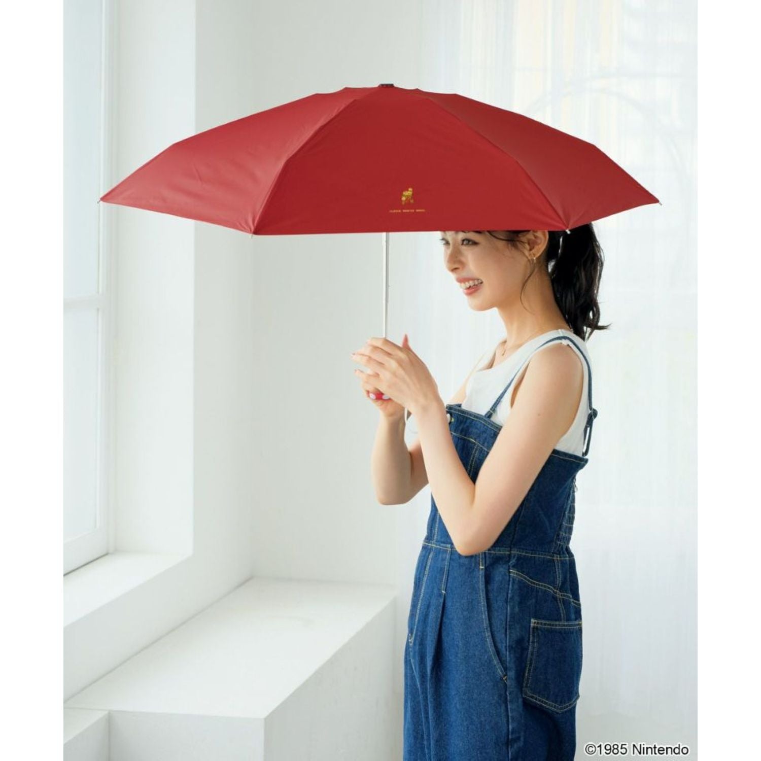 WPC X Super Mario Bros Mini UV Protection UPF 50+ Umbrella 47cm (Red Mario)