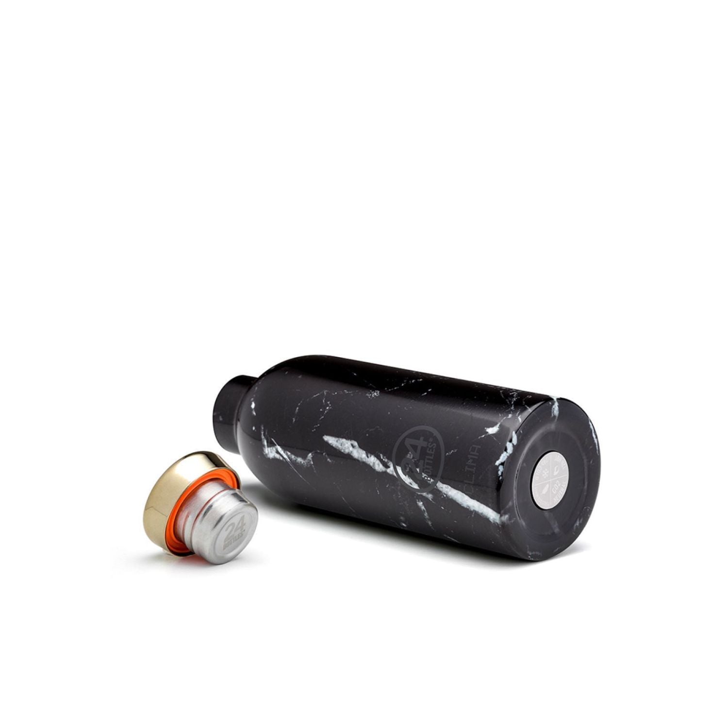 24 Bottles Clima 330ML Insulated Water Bottle - Black Marble